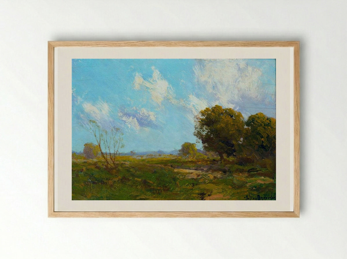 Late Afternoon - Robert Julian Onderdonk - Framed Print Wood
