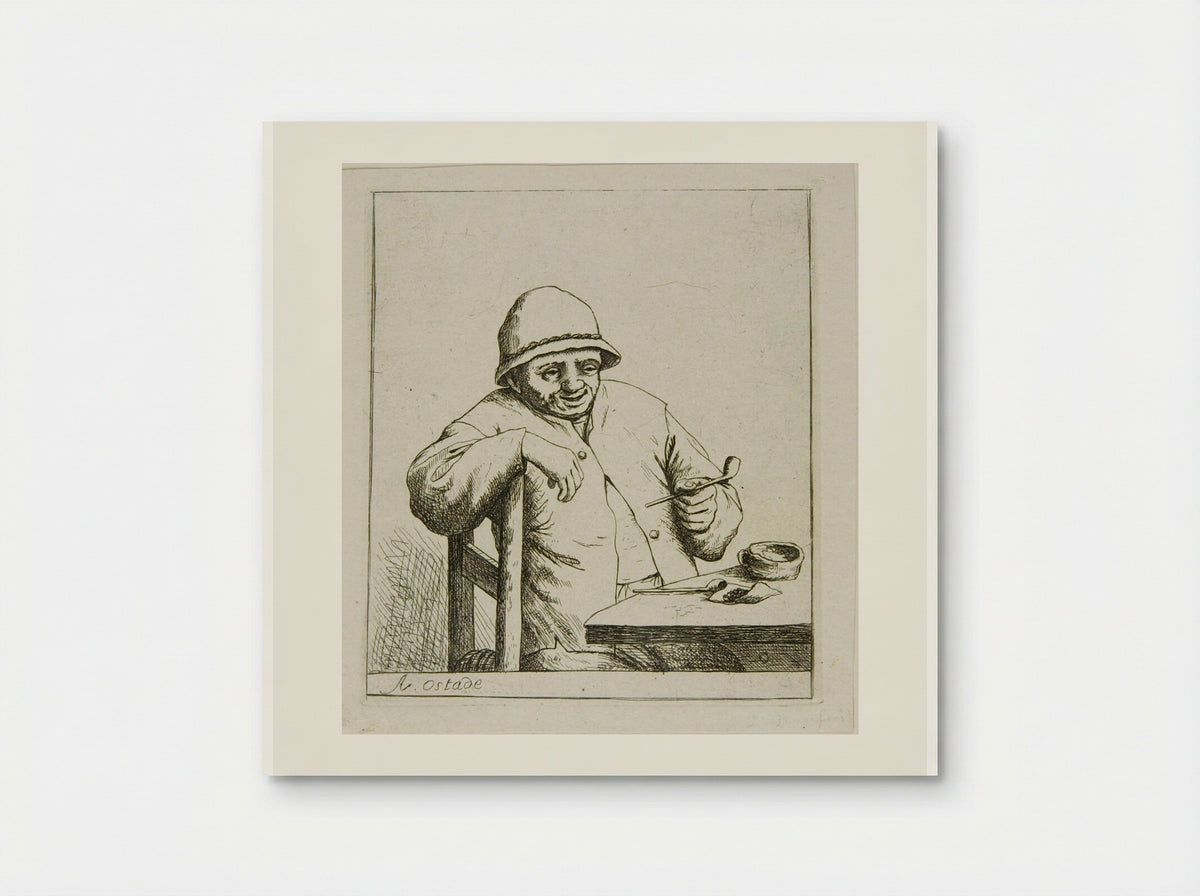 Laughing Smoker - David Deuchar - Poster