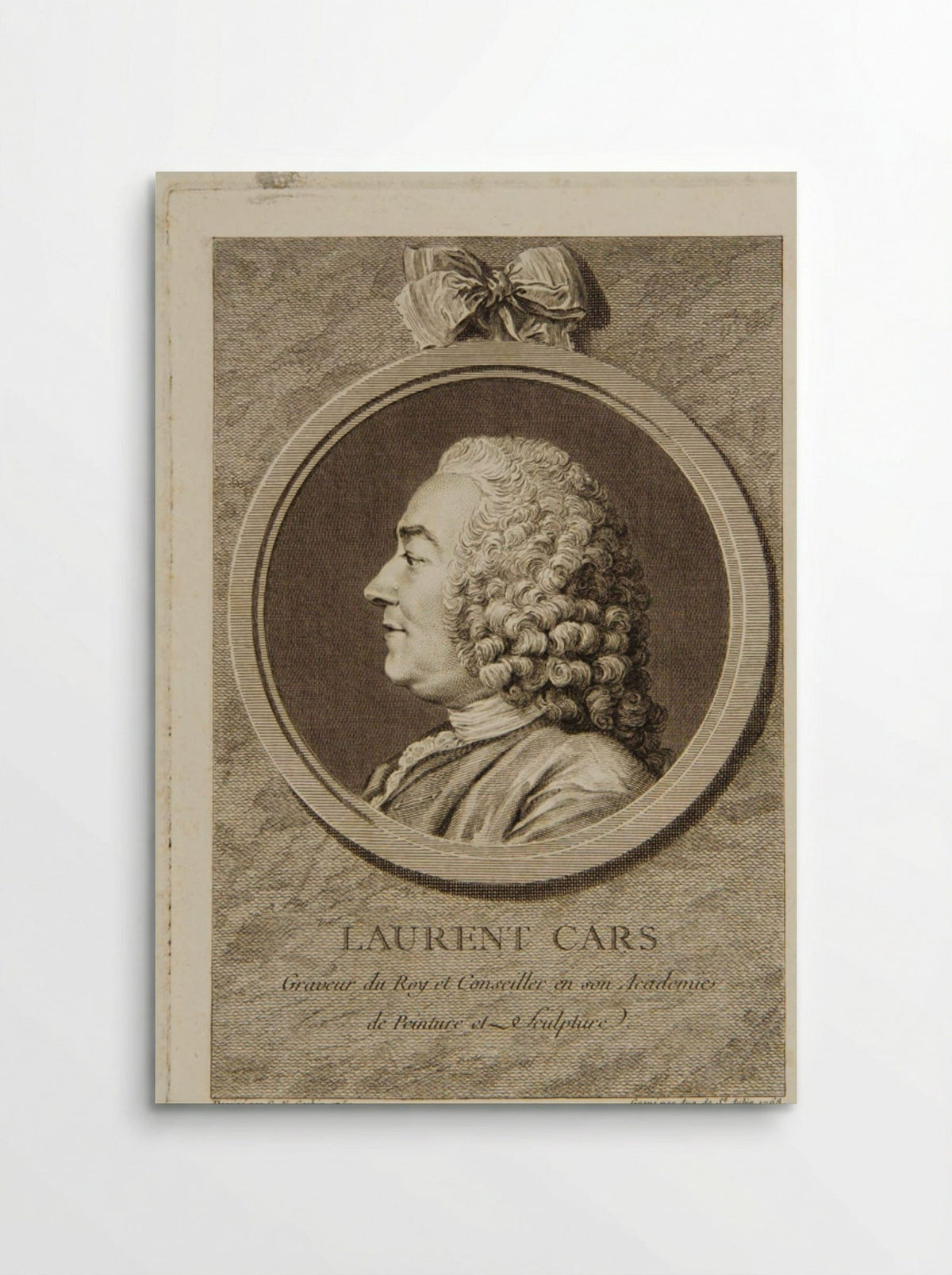 Laurent Cars - Augustin de Saint-Aubin - Poster