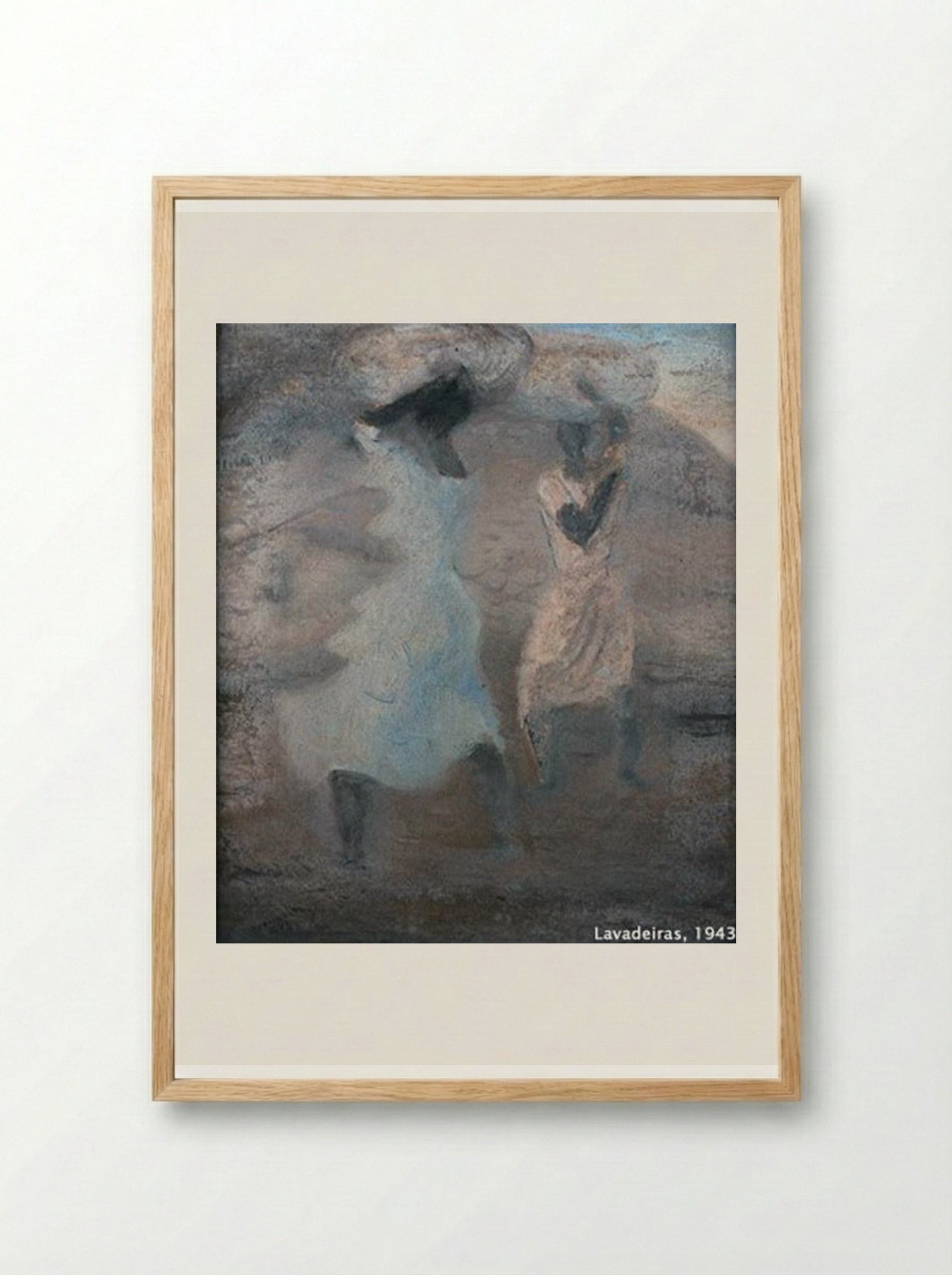 Lavadeiras - Candido Portinari - Framed Print Wood