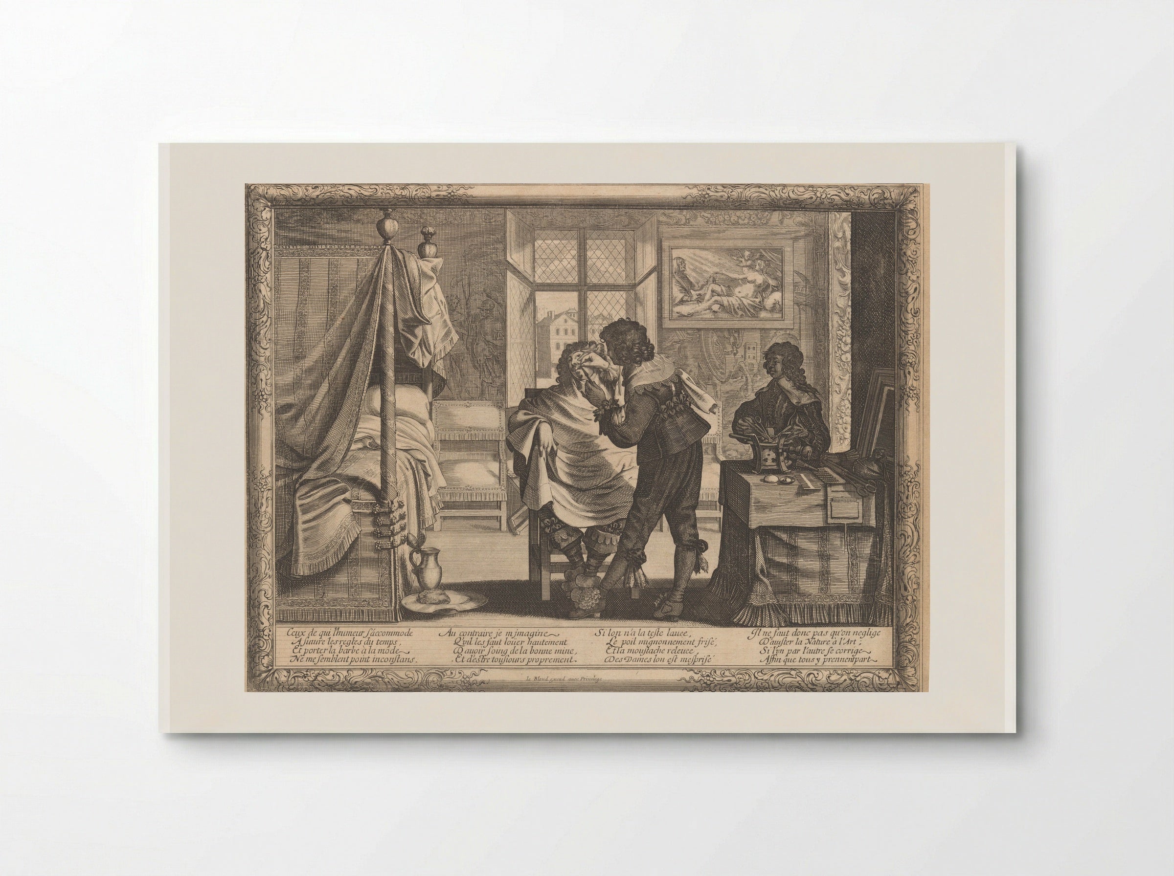 Le Barbier - Abraham Bosse - Poster