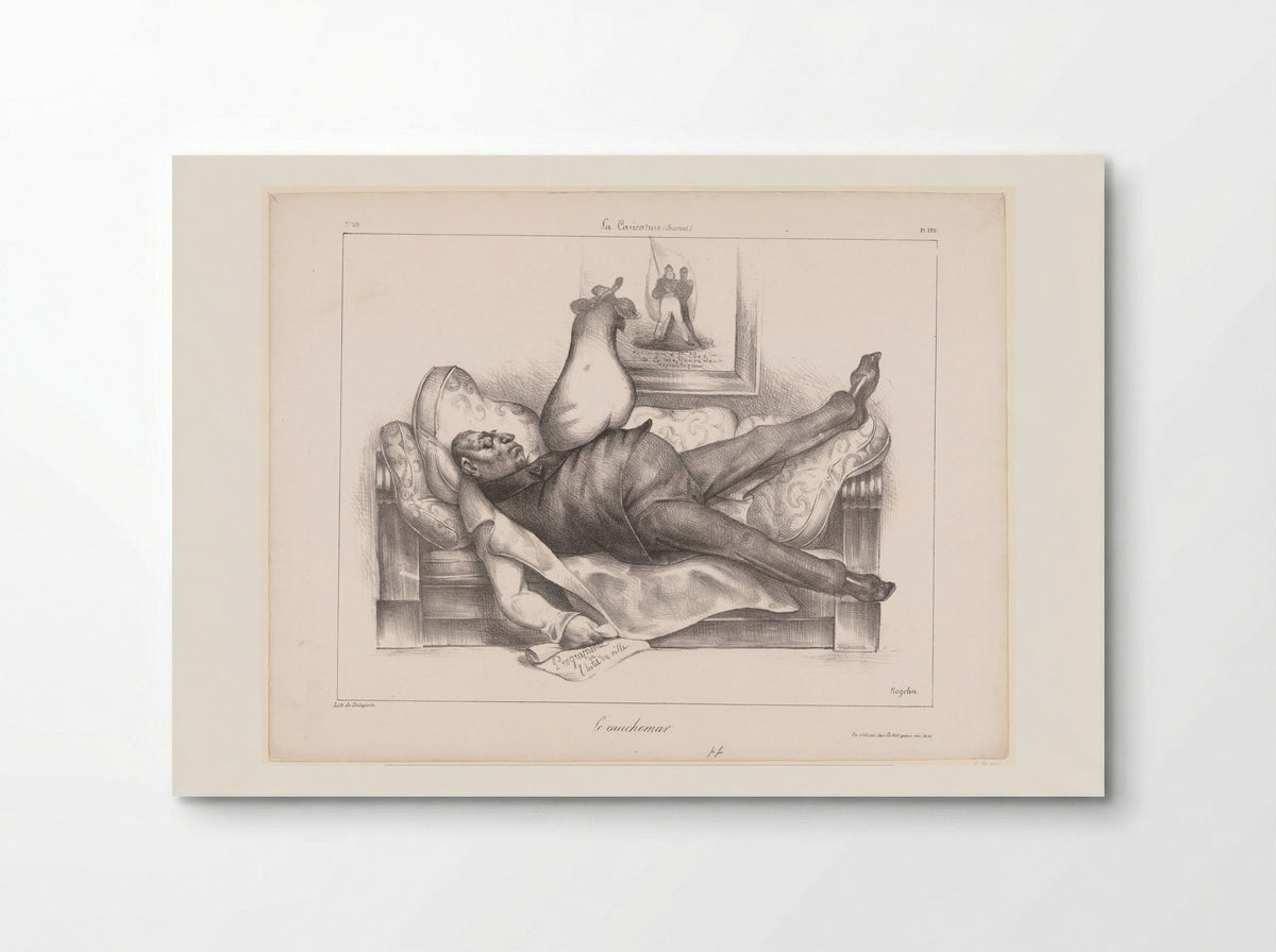 Le Cauchemar - Honoré Daumier - Poster