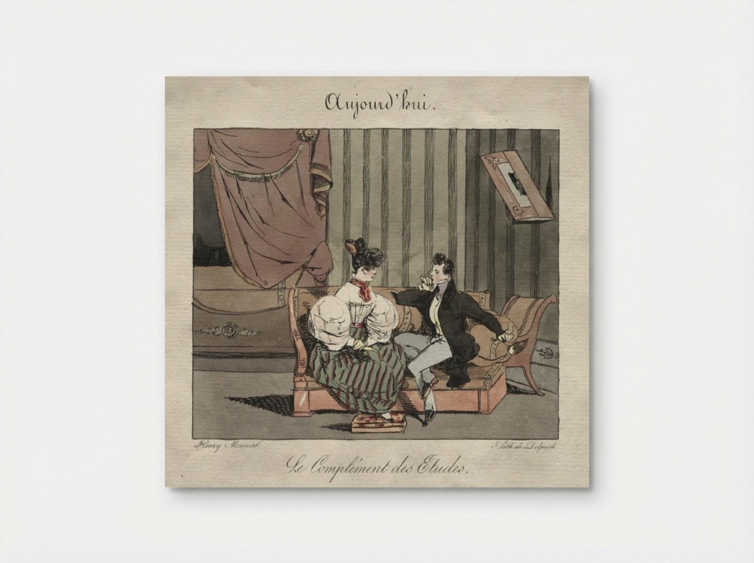 Le Complément des Études - Henry Bonaventure Monnier - Poster