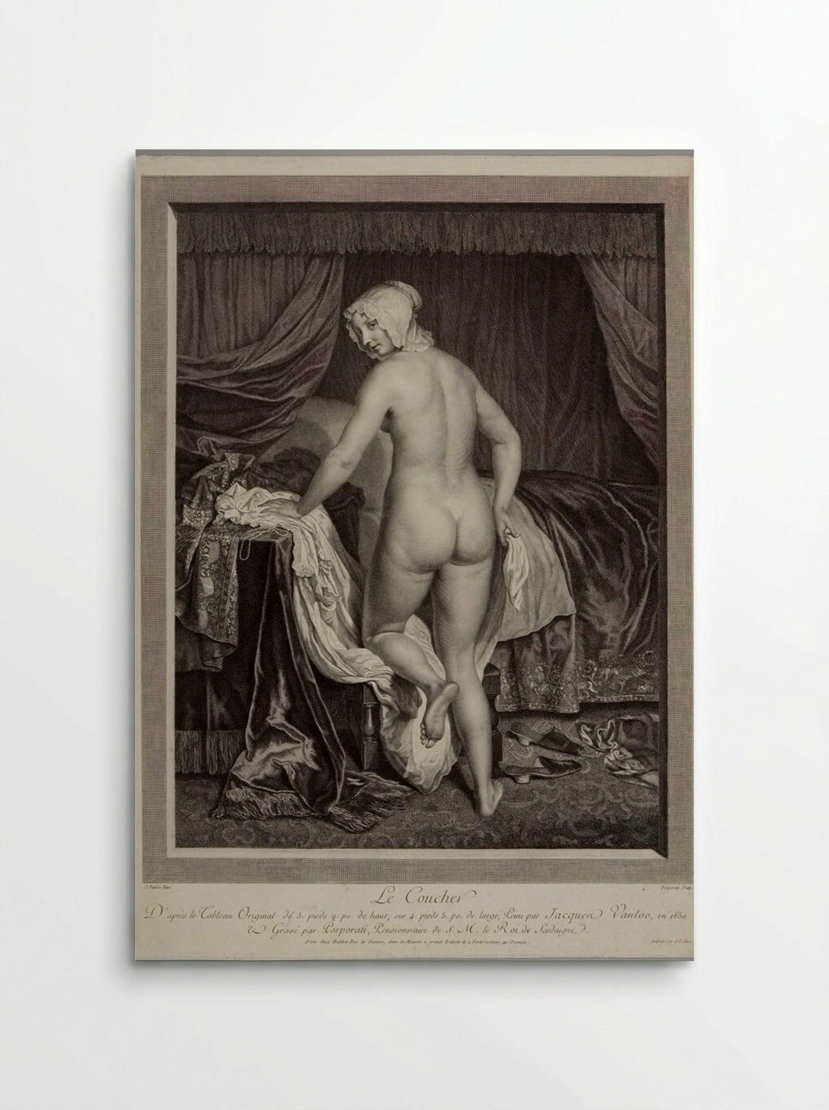Le Coucher - Carlo Antonio Porporati - Poster