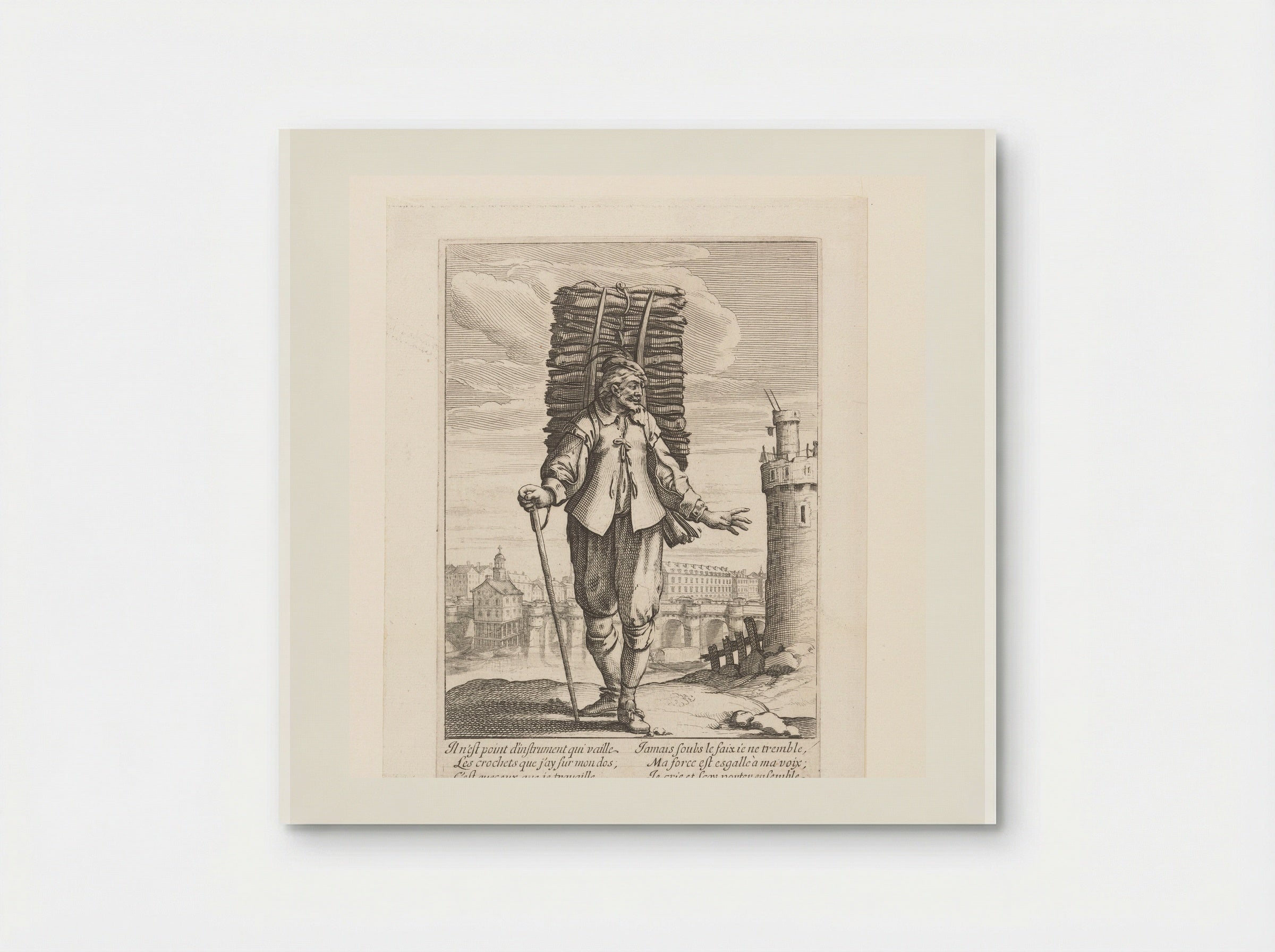 Le Crocheteur - Abraham Bosse - Poster