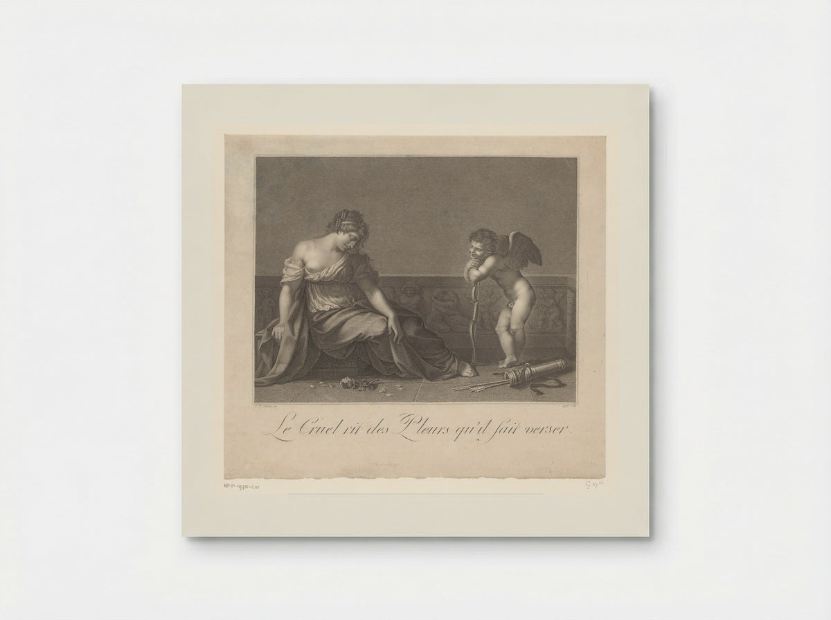 Le Cruel rit des Pleurs qu'il fait verser - Jacques-Louis Copia - Poster