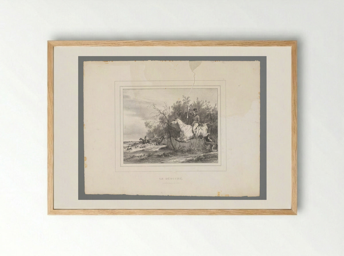Le Débuché - Antoine Dewasme-Plétinckx - Framed Print Wood