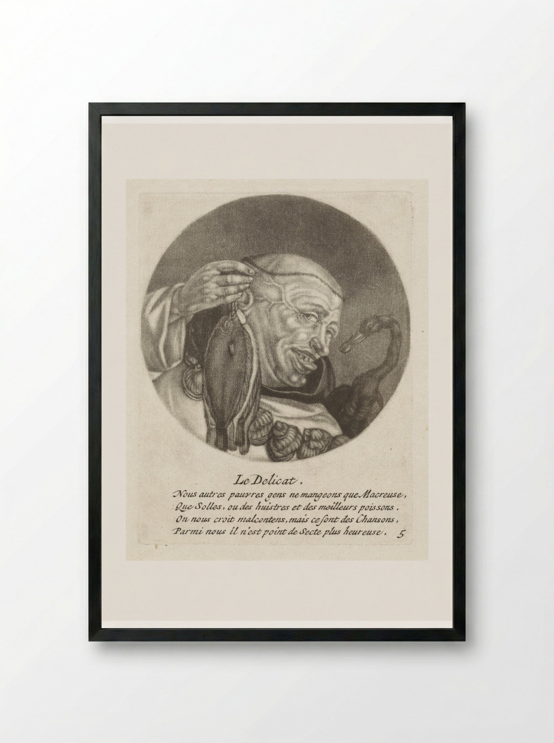 Le Delicat - Jacob Gole - Framed Print Black