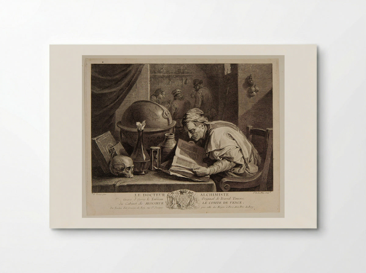 Le Docteur Alchimiste - Jacques Nicolas Tardieu - Poster