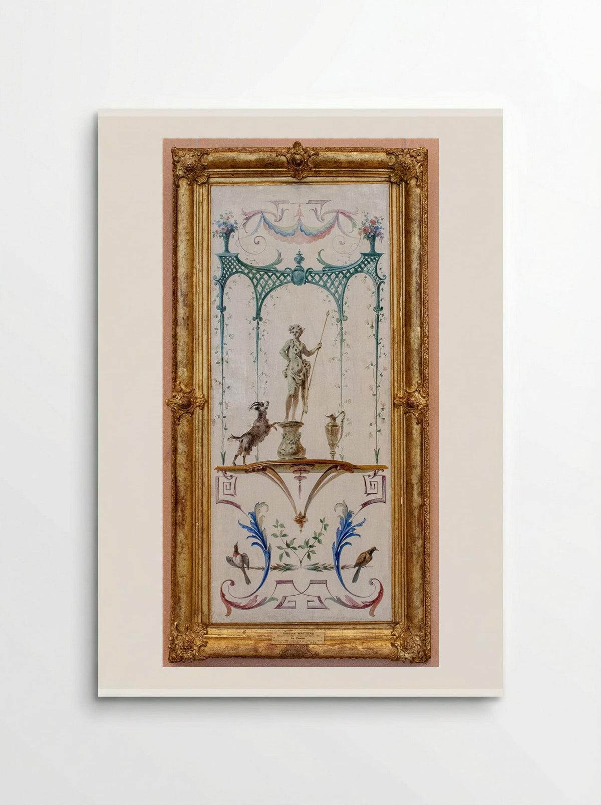 Le Faune - Antoine Watteau - Poster