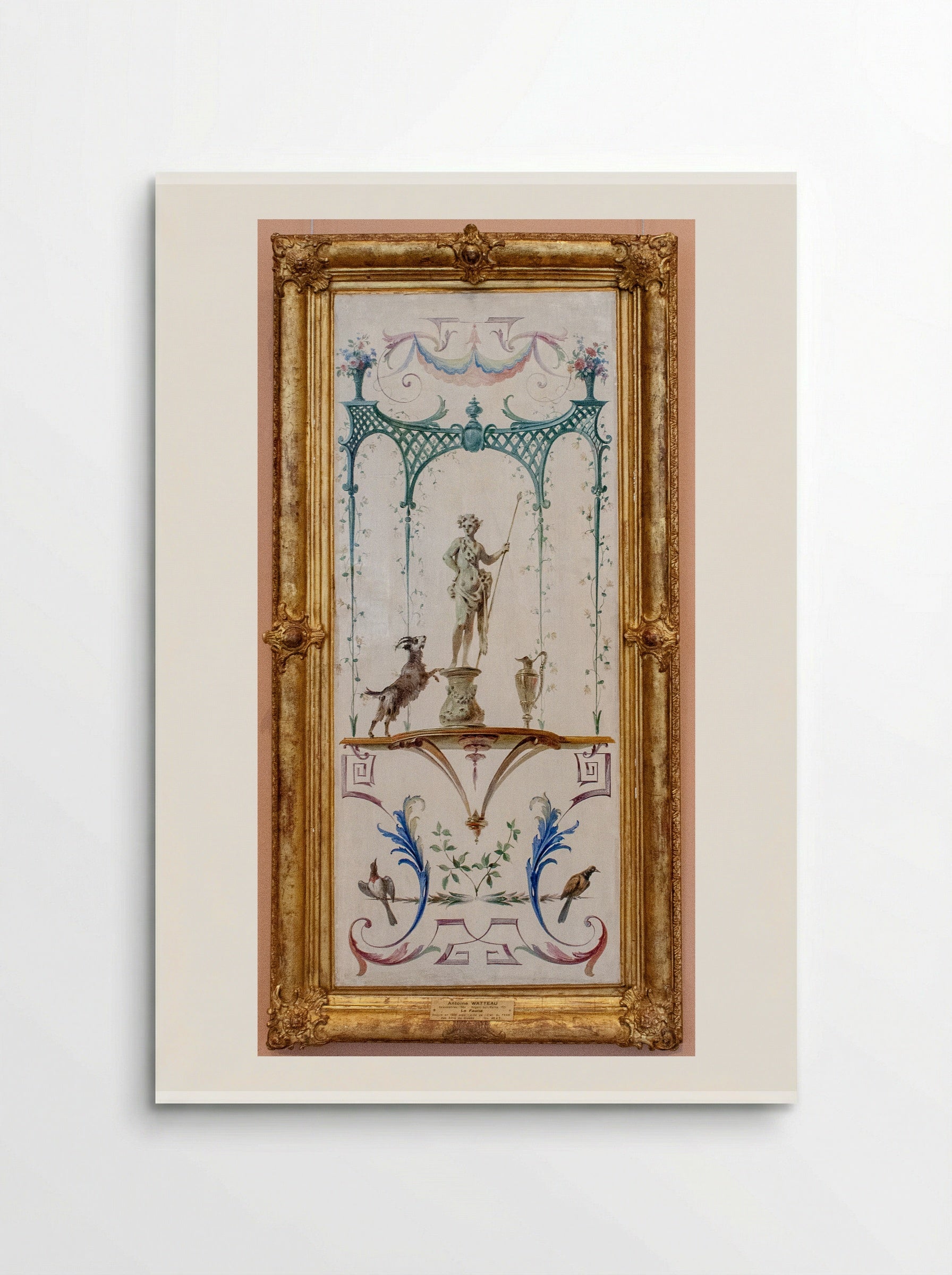 Le Faune - Antoine Watteau - Poster