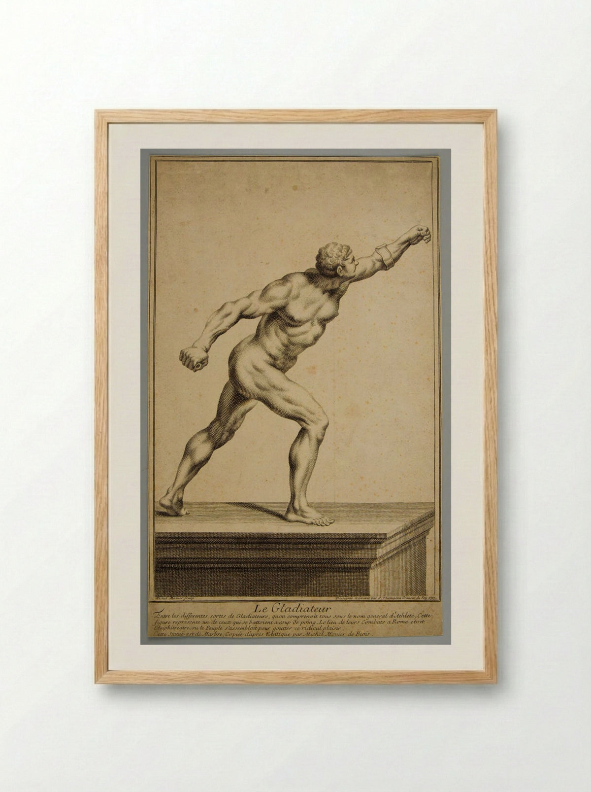 Le Gladiateur - Simon Thomassin - Framed Print Wood
