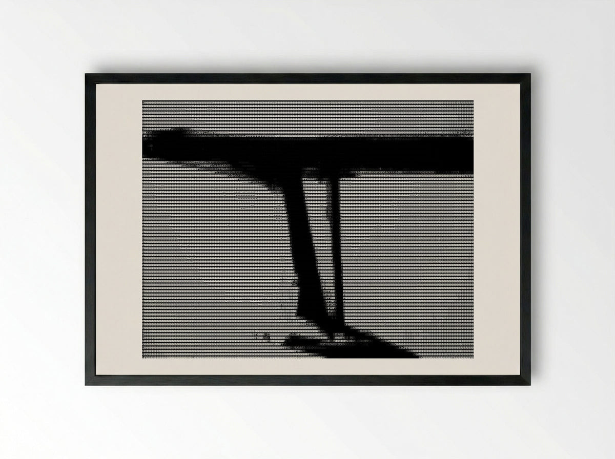 Le Gros - Franz Kline - Framed Print Black