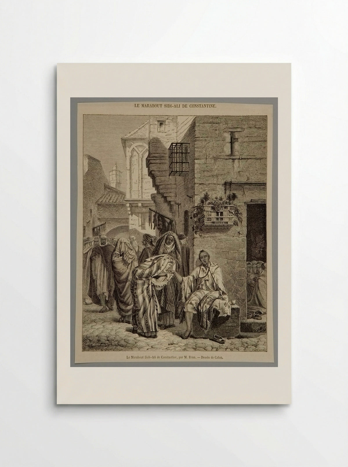 Le Marabout Sidi-Ali de Constantine - François Auguste Trichon - Poster