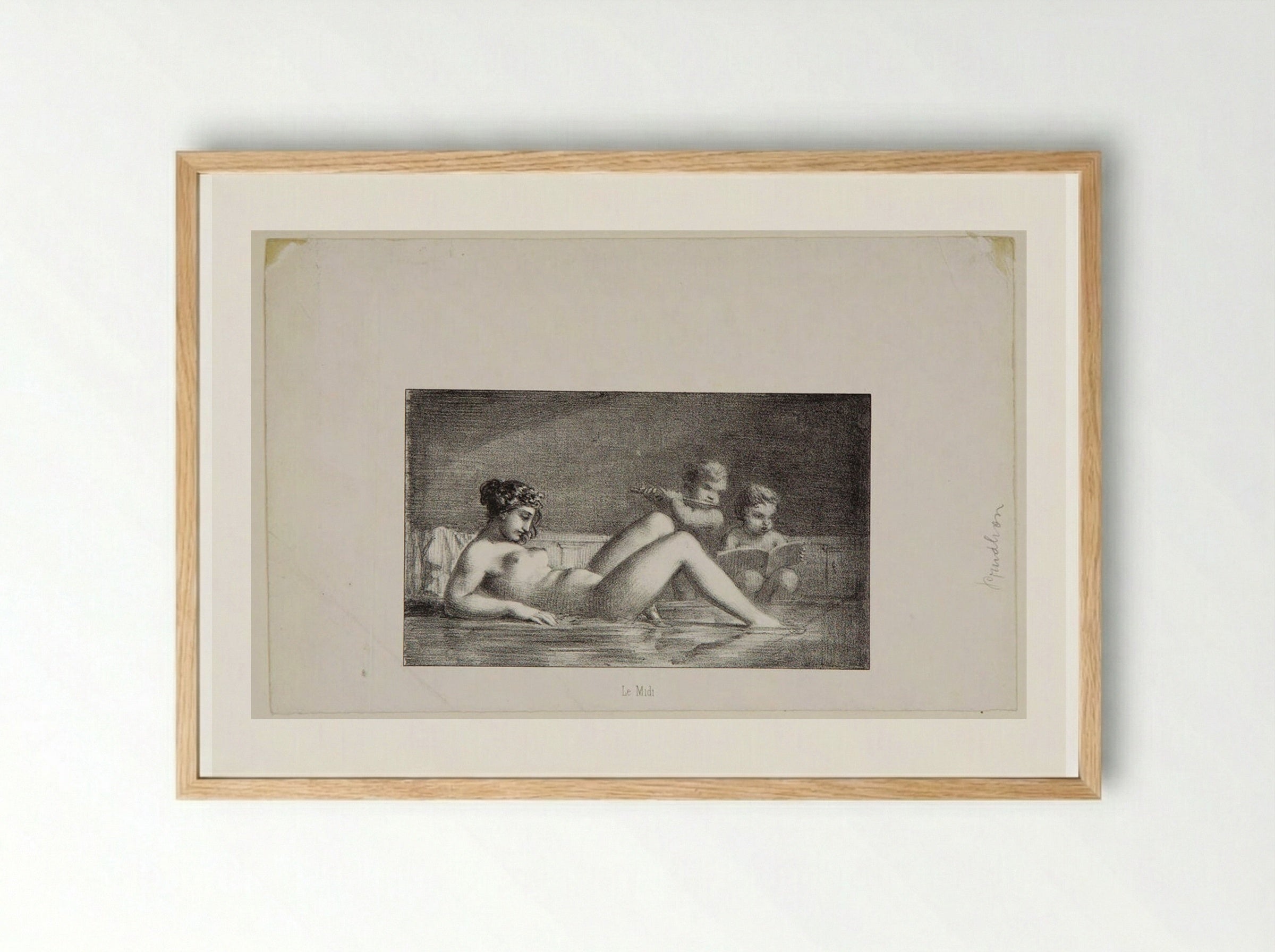 Le Midi - Pierre-Paul Prud'hon - Framed Print Wood
