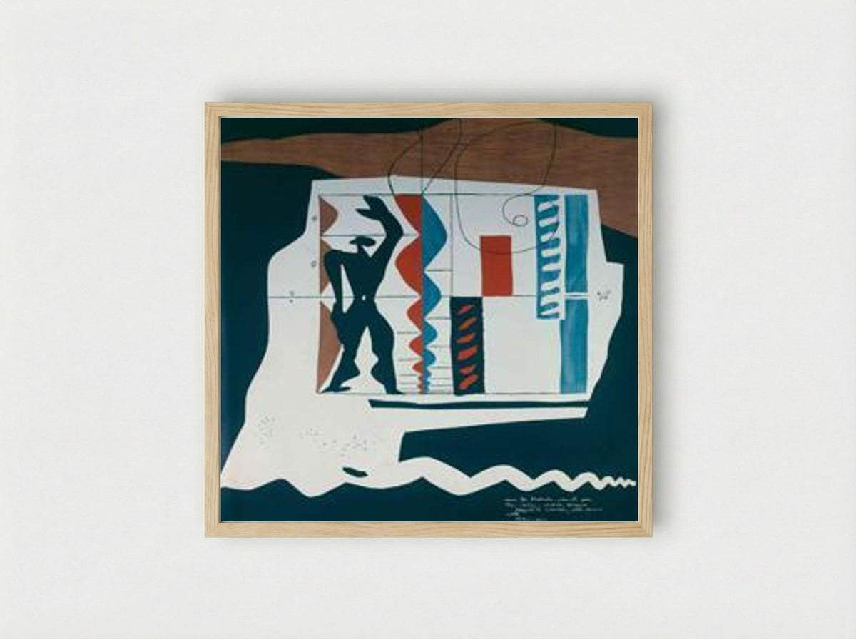 Le Modulor - Le Corbusier - Framed Print Wood