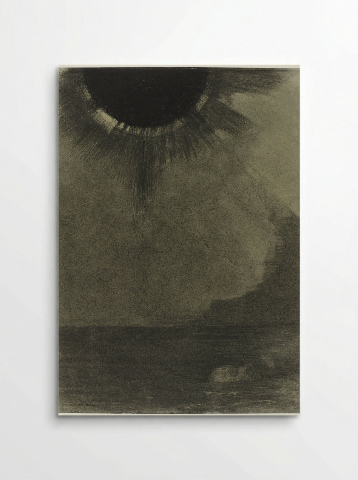 Le Noyé - Odilon Redon - Poster
