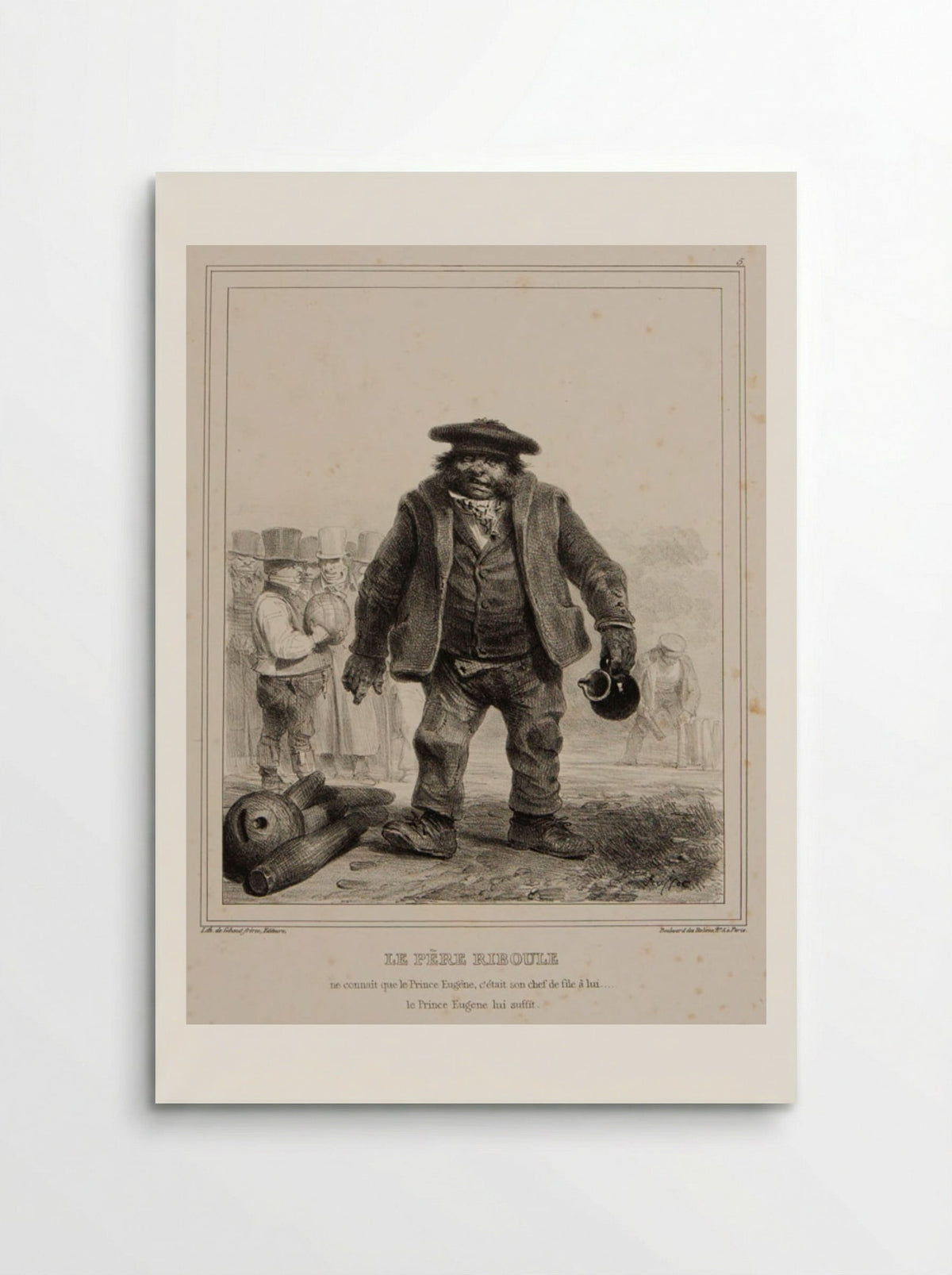 Le Père Riboule - Denis-Auguste-Marie Raffet - Poster