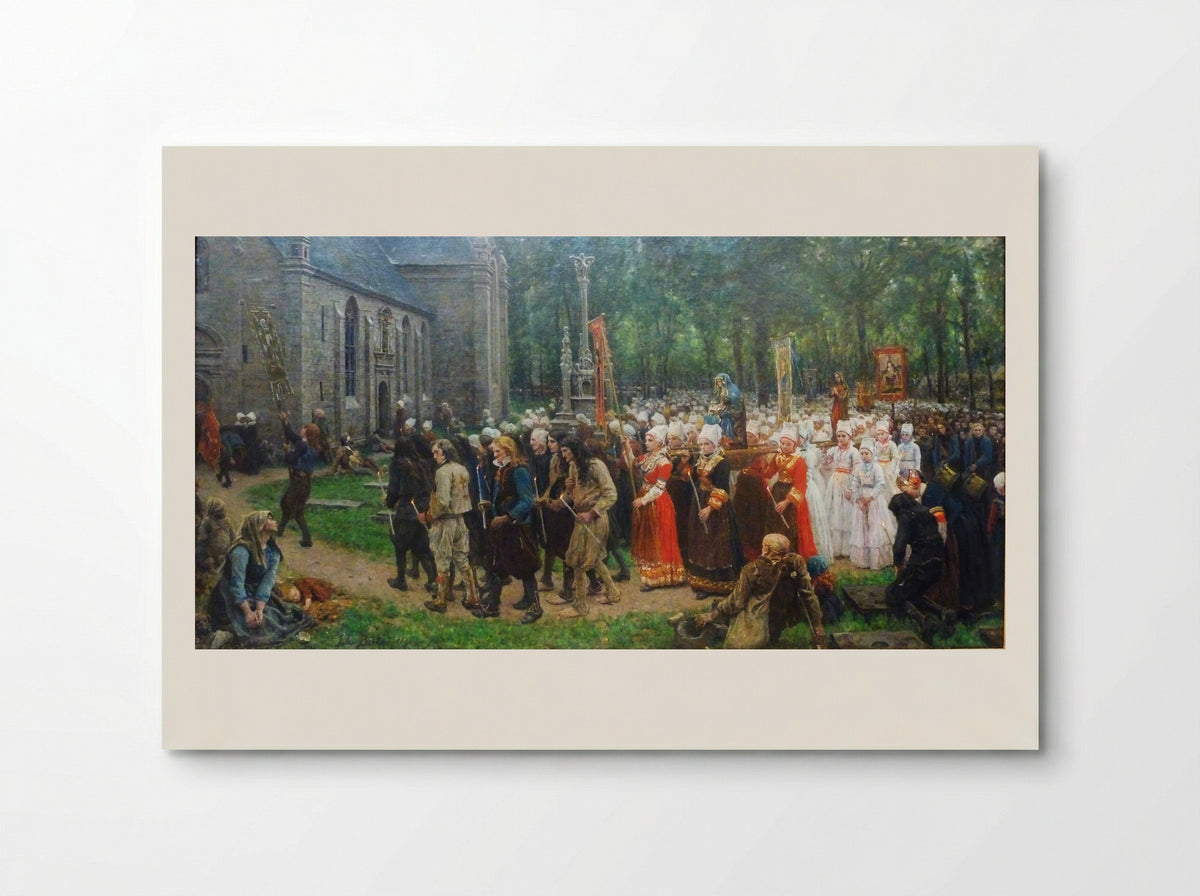 Le Pardon de Kergoat - Jules Breton - Poster