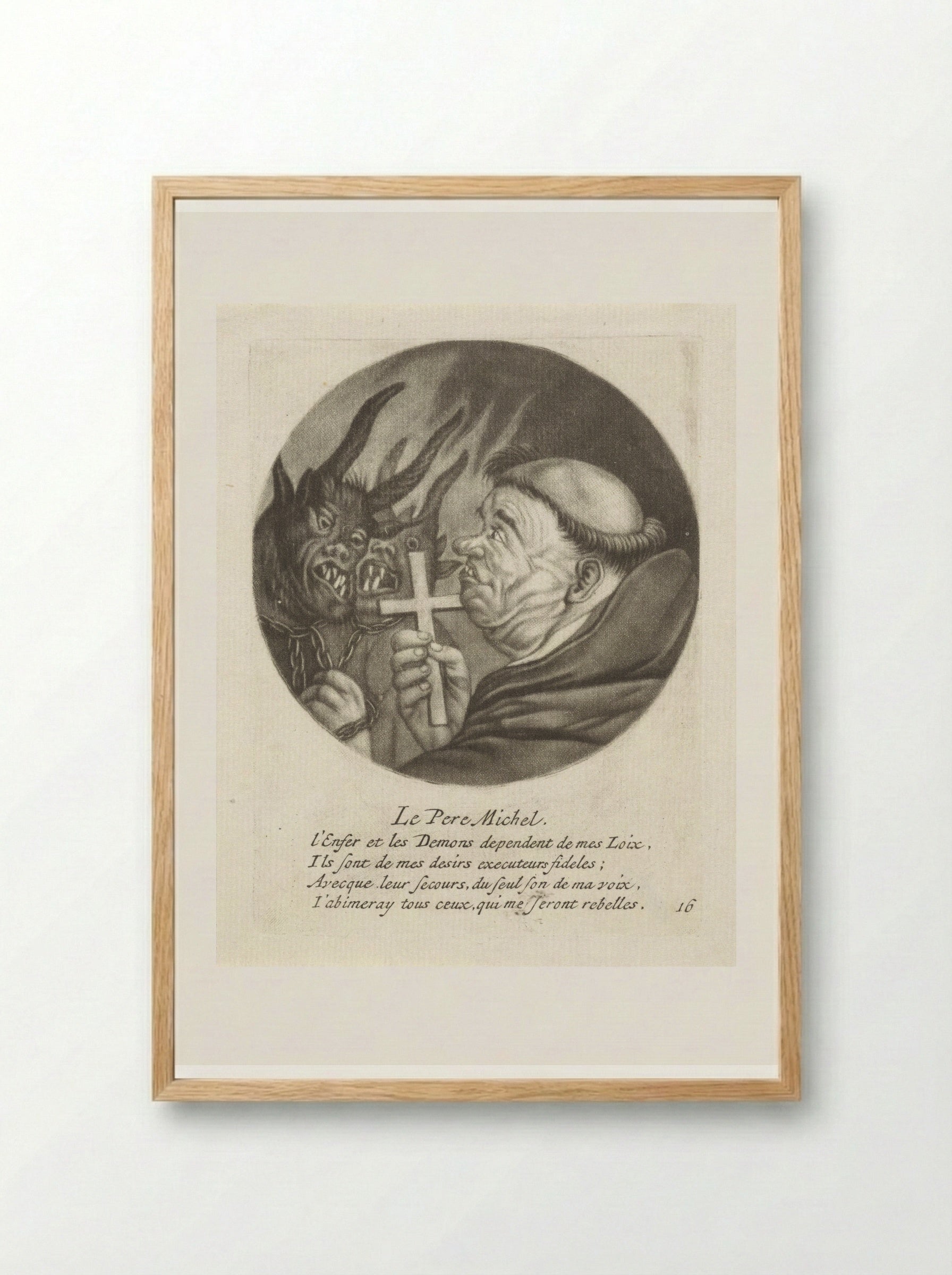 Le Pere Michel - Jacob Gole - Framed Print Wood