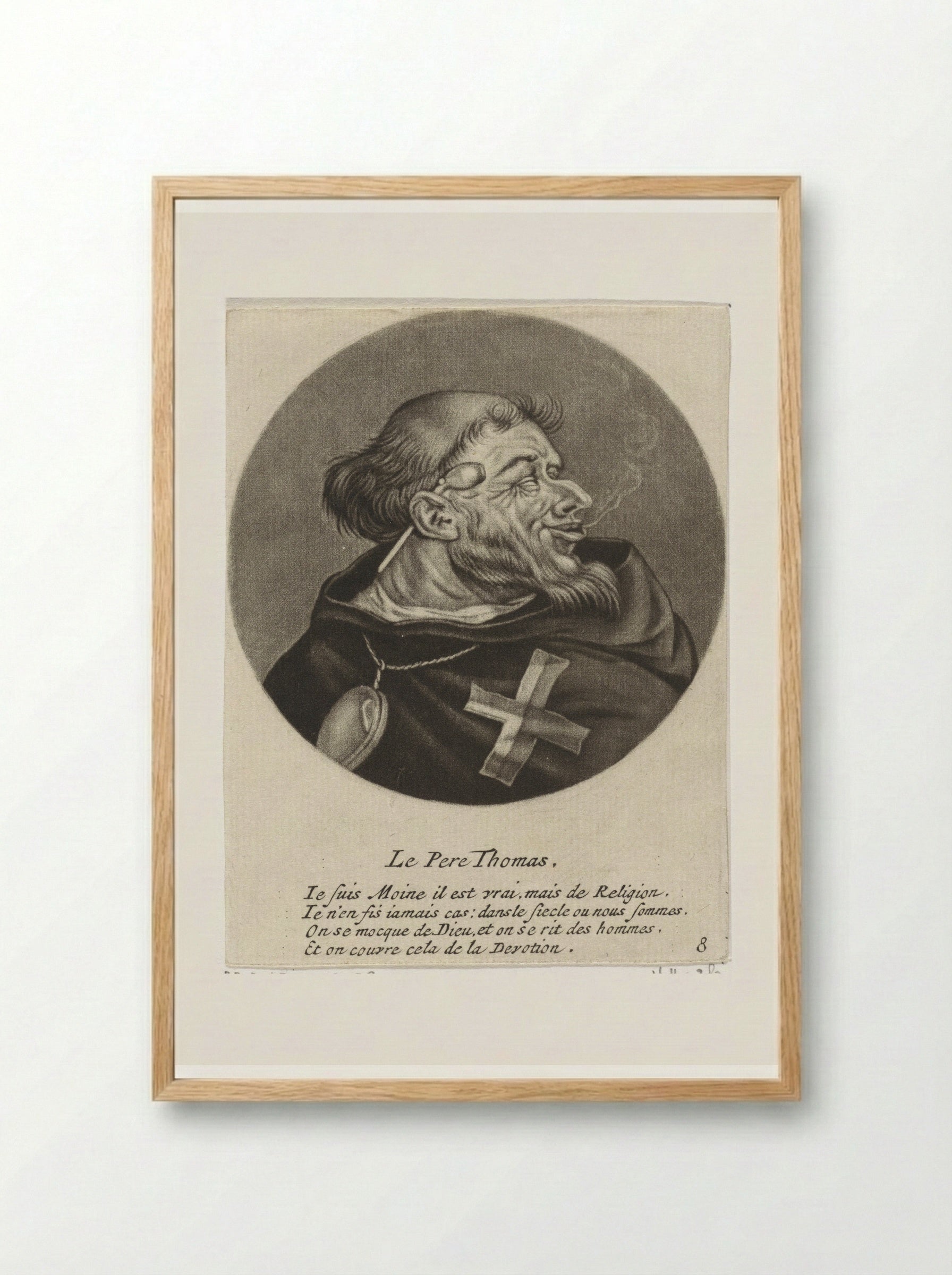 Le Pere Thomas - Jacob Gole - Framed Print Wood