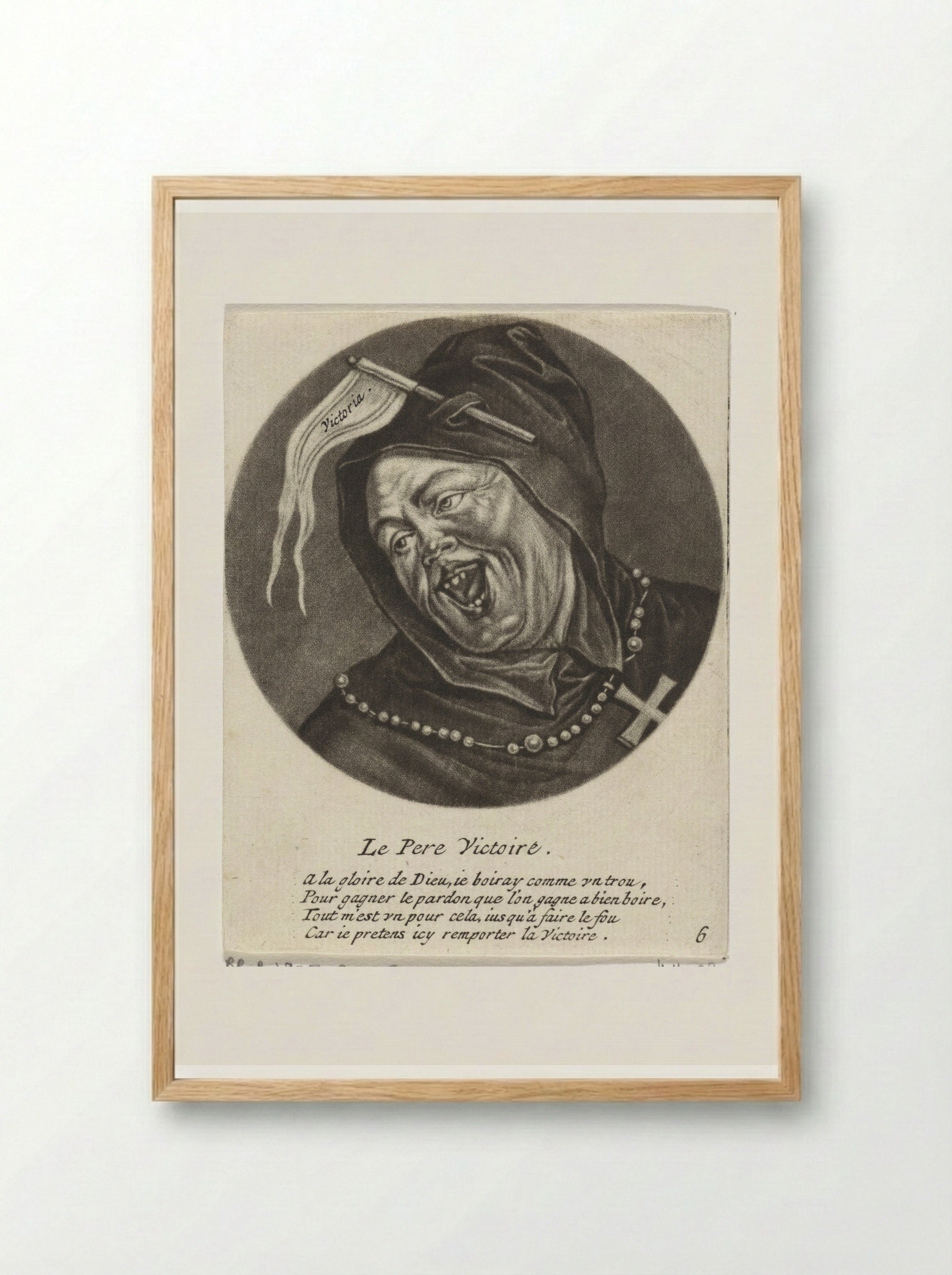Le Pere Victoire - Jacob Gole - Framed Print Wood