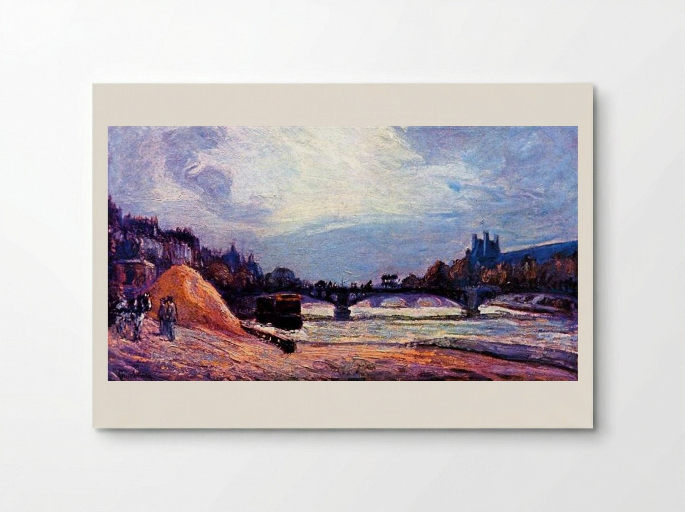 Le Pont des Arts - Armand Guillaumin - Poster
