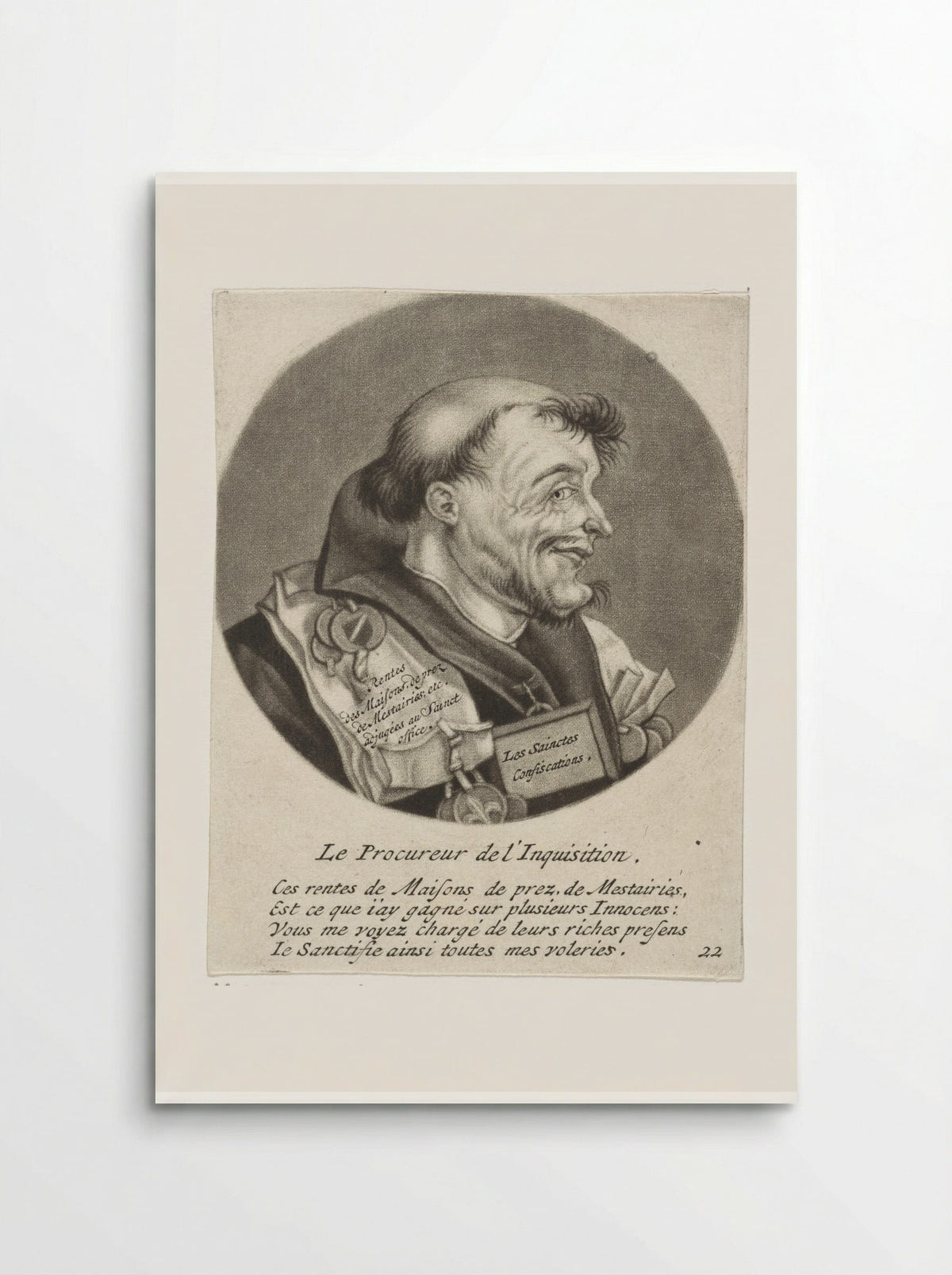Le Procureur de l'Inquisition - Jacob Gole - Poster