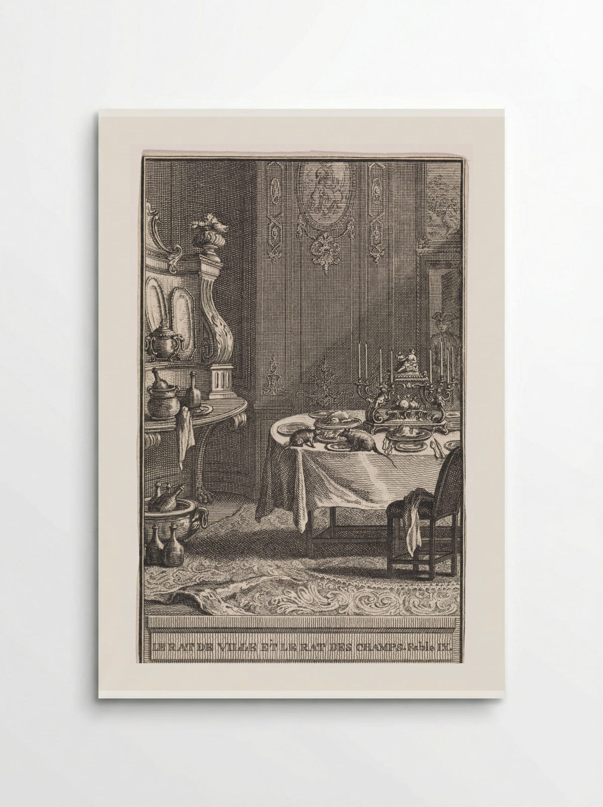 Le Rat de Ville et le Rat des Champs - Abraham Delfos - Poster