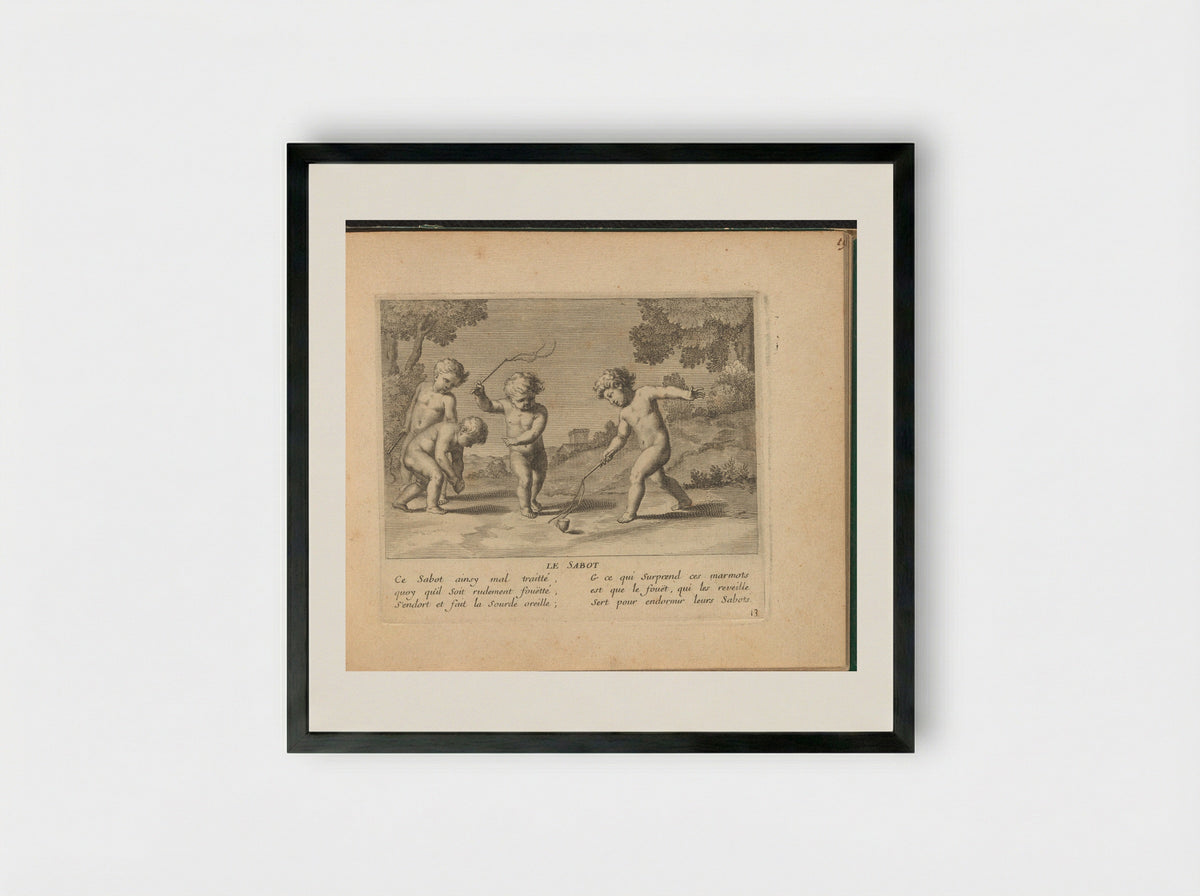 Le Sabot - Claudine Stella - Framed Print Black