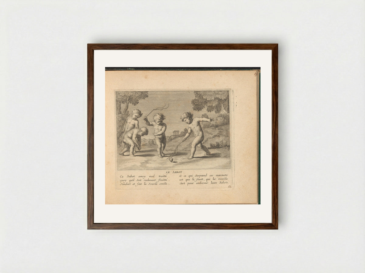Le Sabot - Claudine Stella - Framed Print Dark Wood