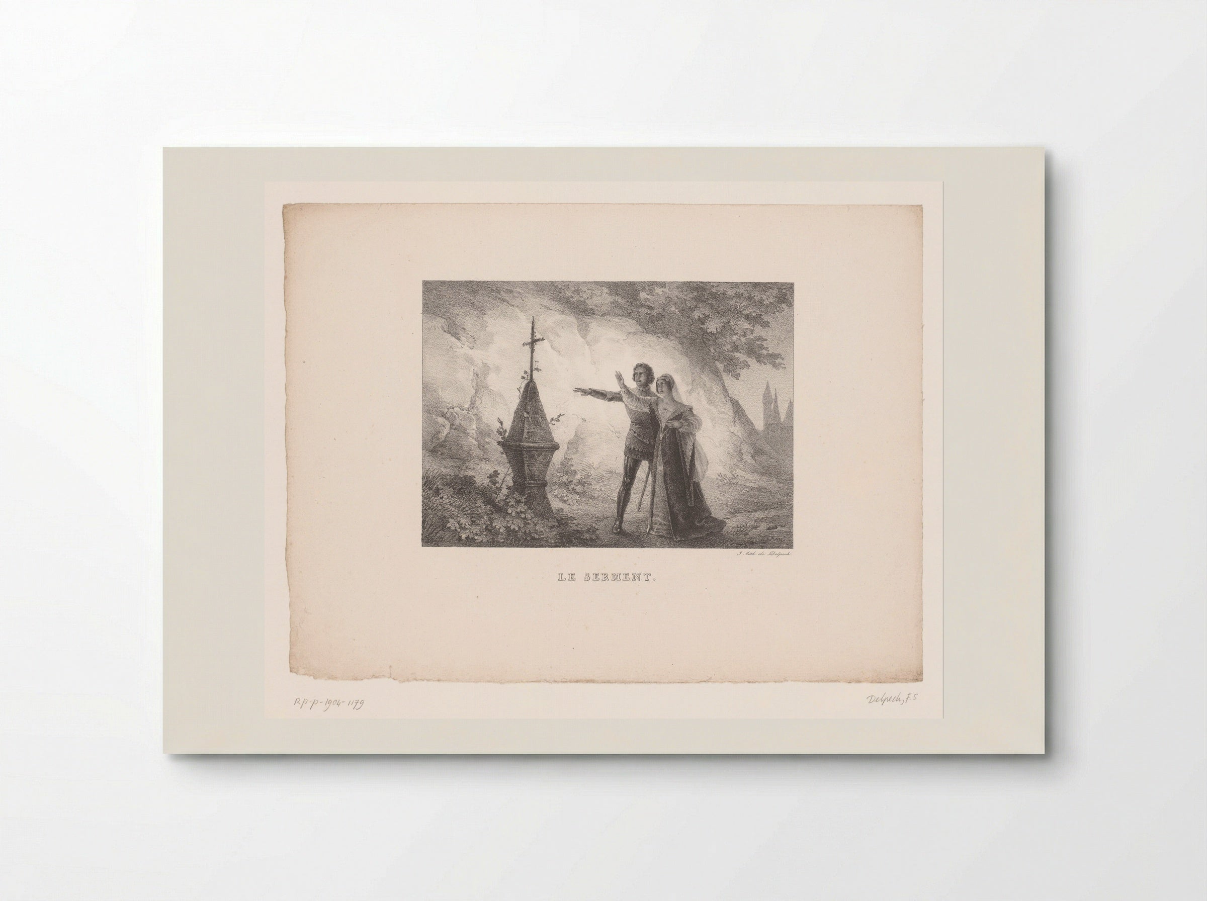 Le Serment - Horace Vernet - Poster