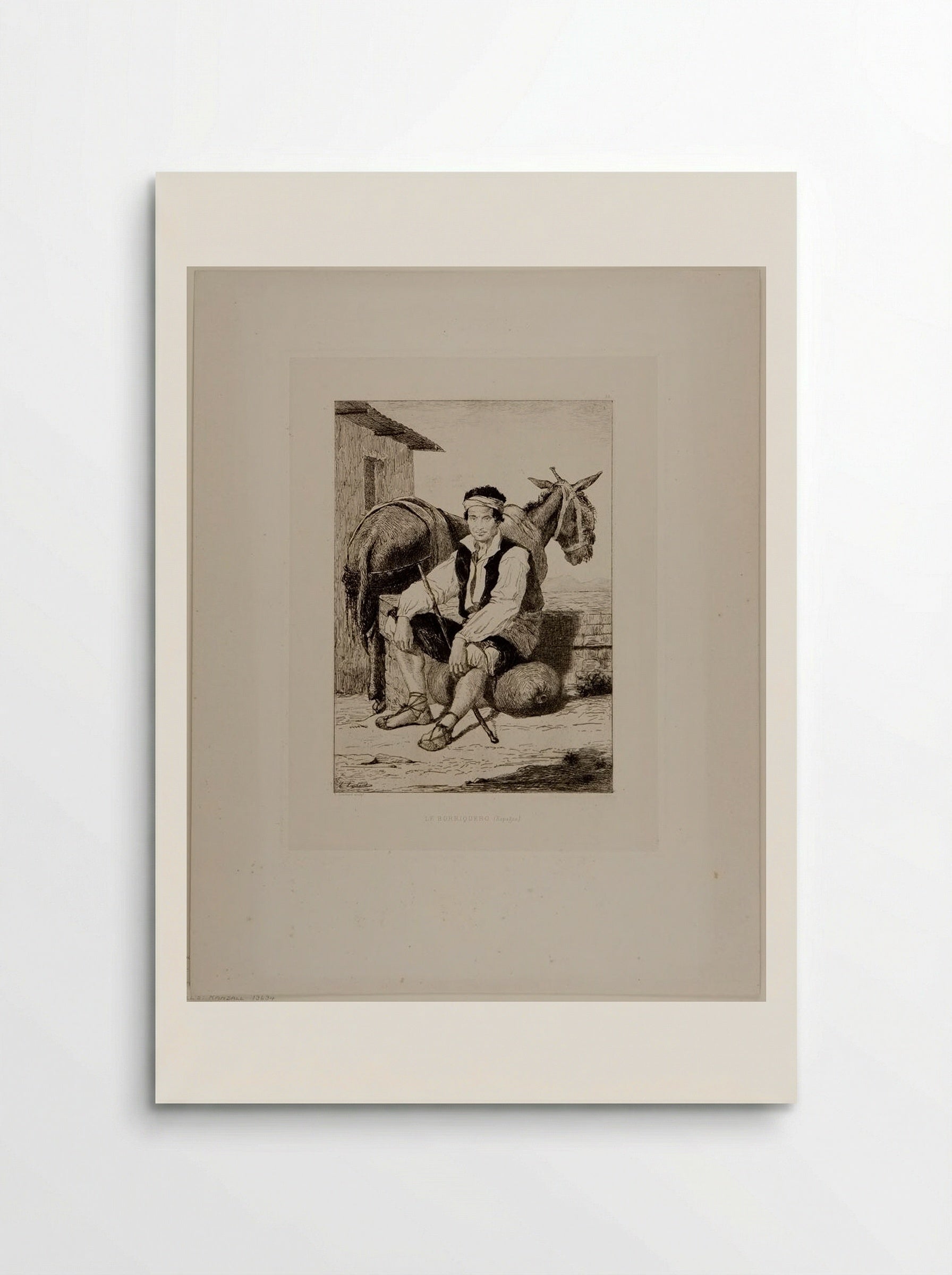 Le borriquero - Louis Lombard - Poster