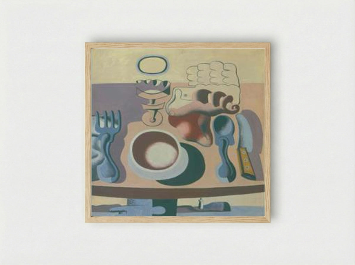Le déjeuner près du phare - Le Corbusier - Framed Print Wood