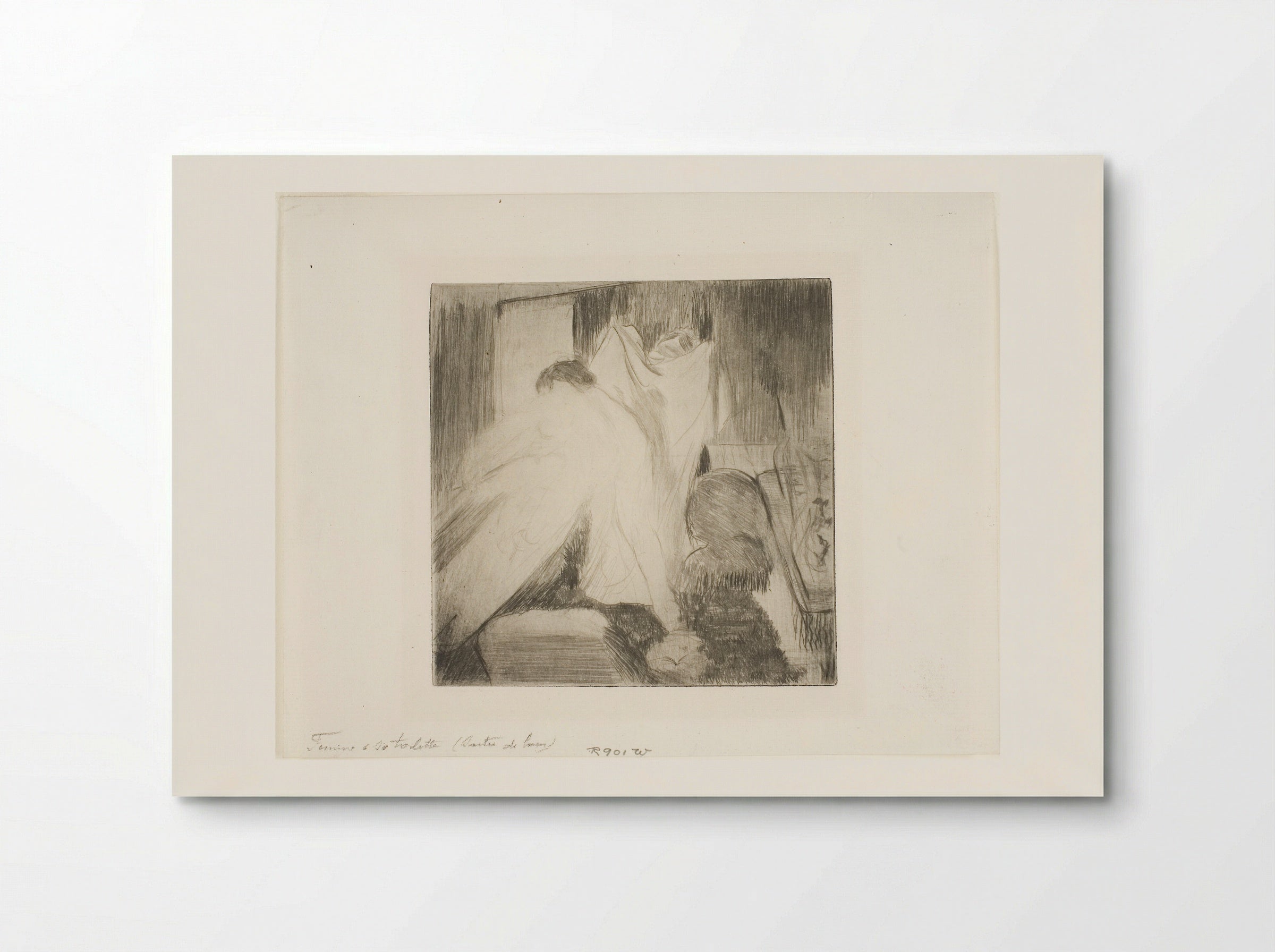 Leaving the Bath - Edgar Degas - Poster