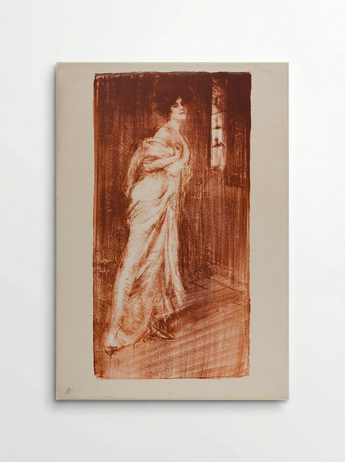 Leaving the Theater - Albert Belleroche - Poster