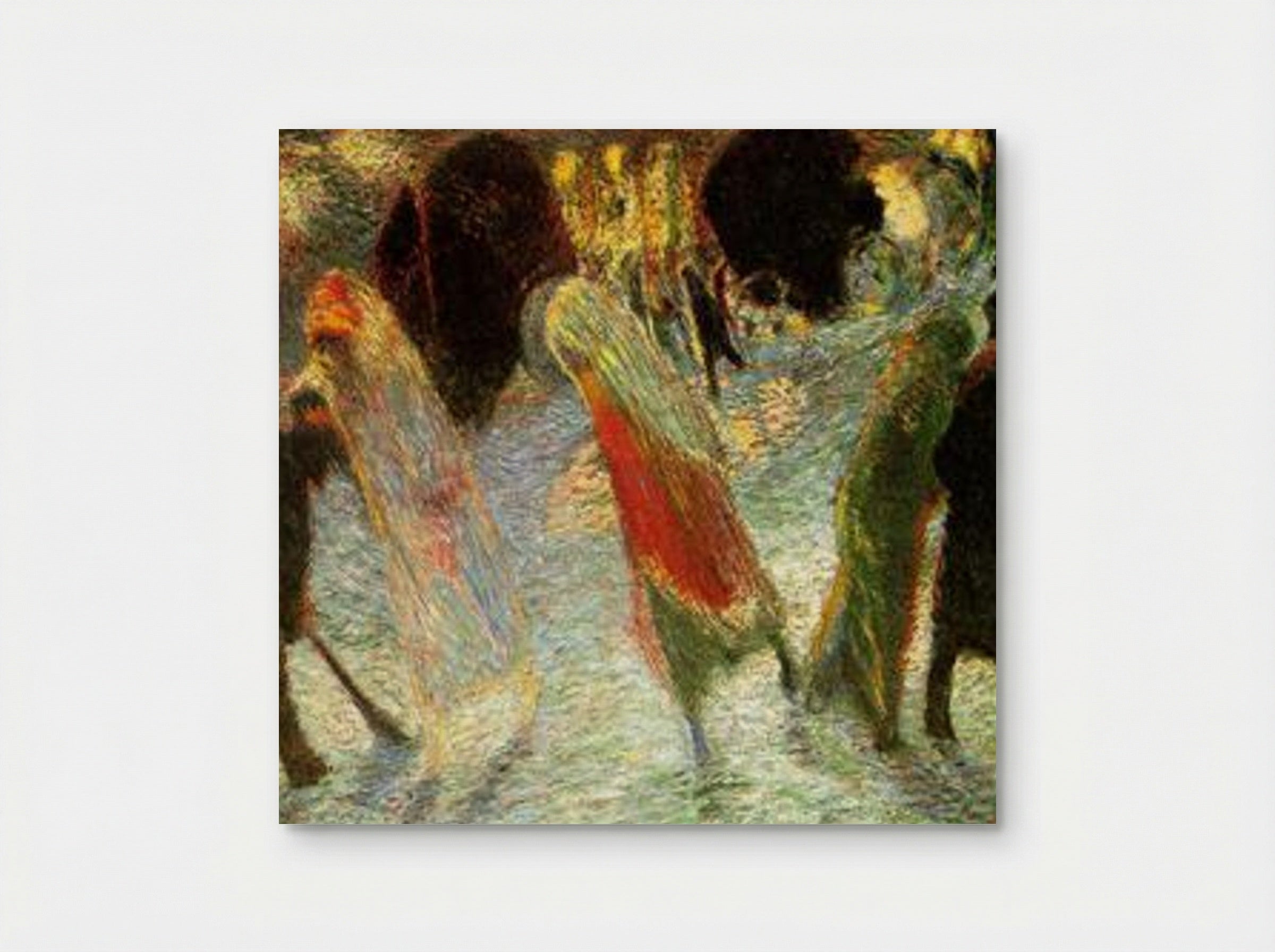Leaving the Theatre - Carlo Carrà - Poster