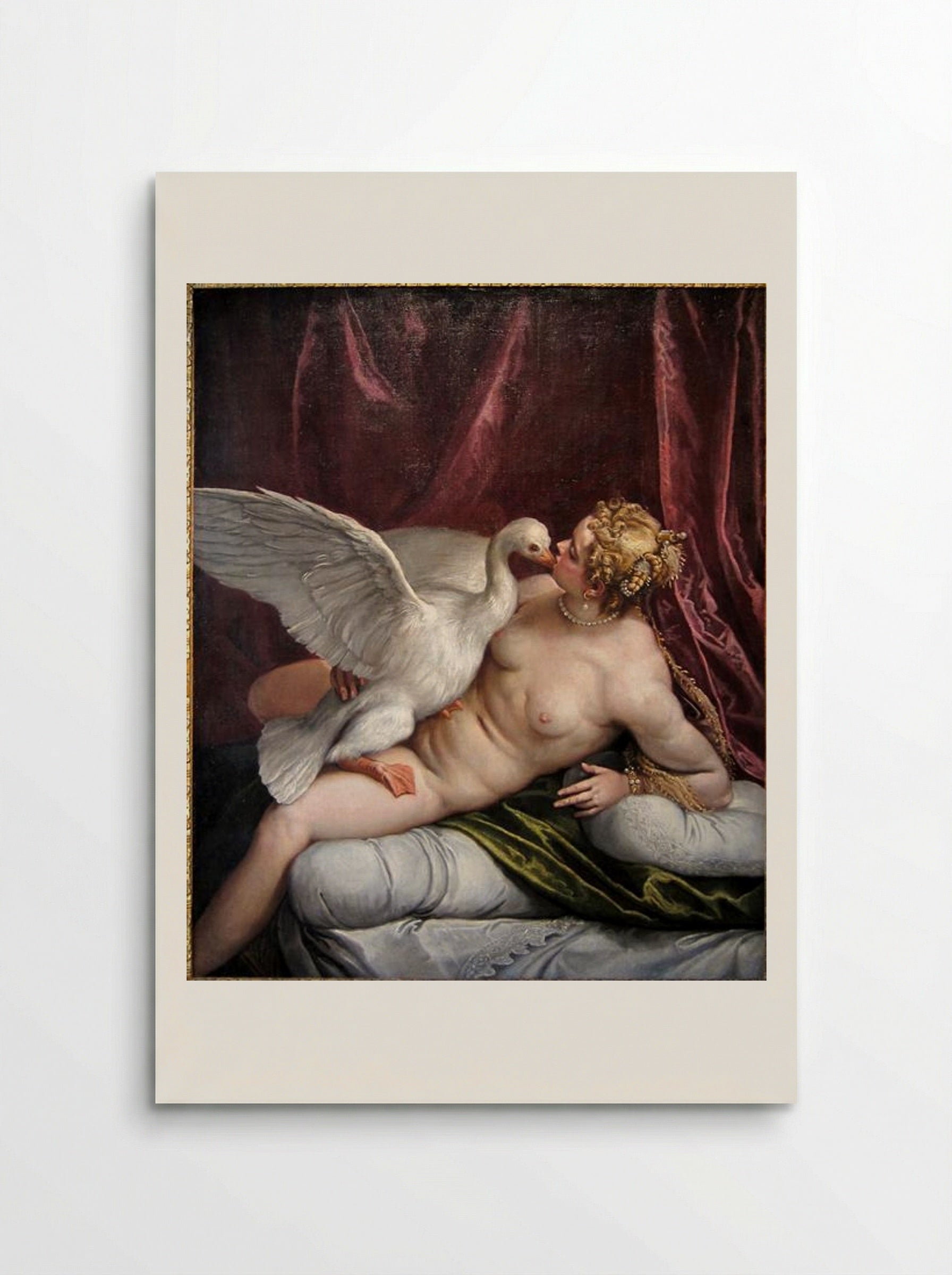 Leda and the Swan - Paolo Veronese - Poster