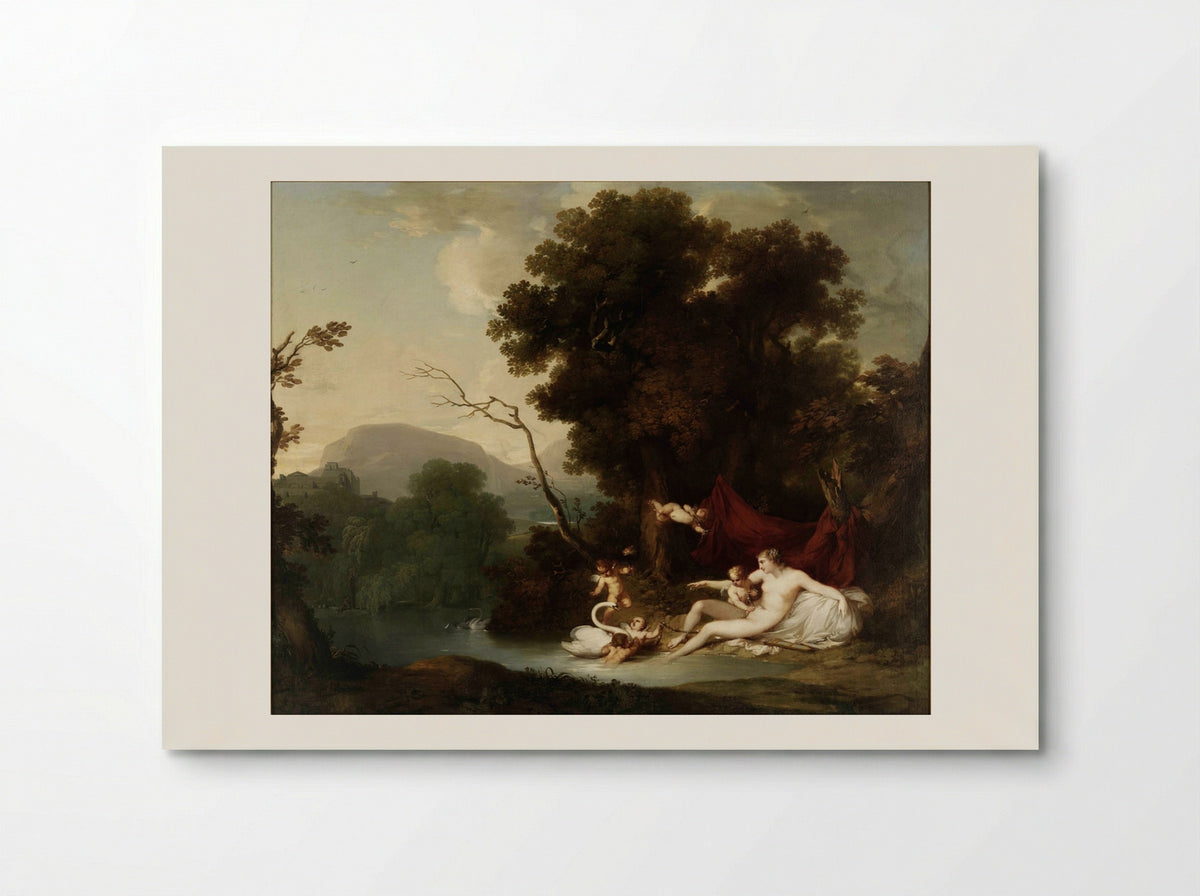 Leda and the Swan - Vieira Portuense - Poster