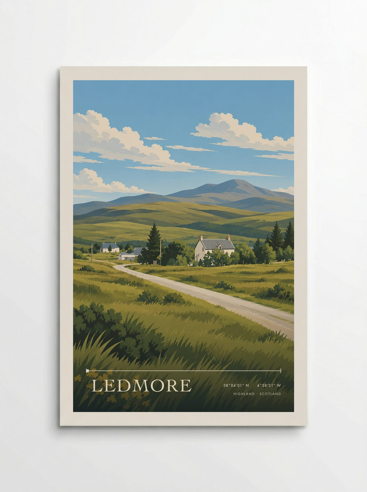 Ledmore, Highland | Travel Poster - Poster