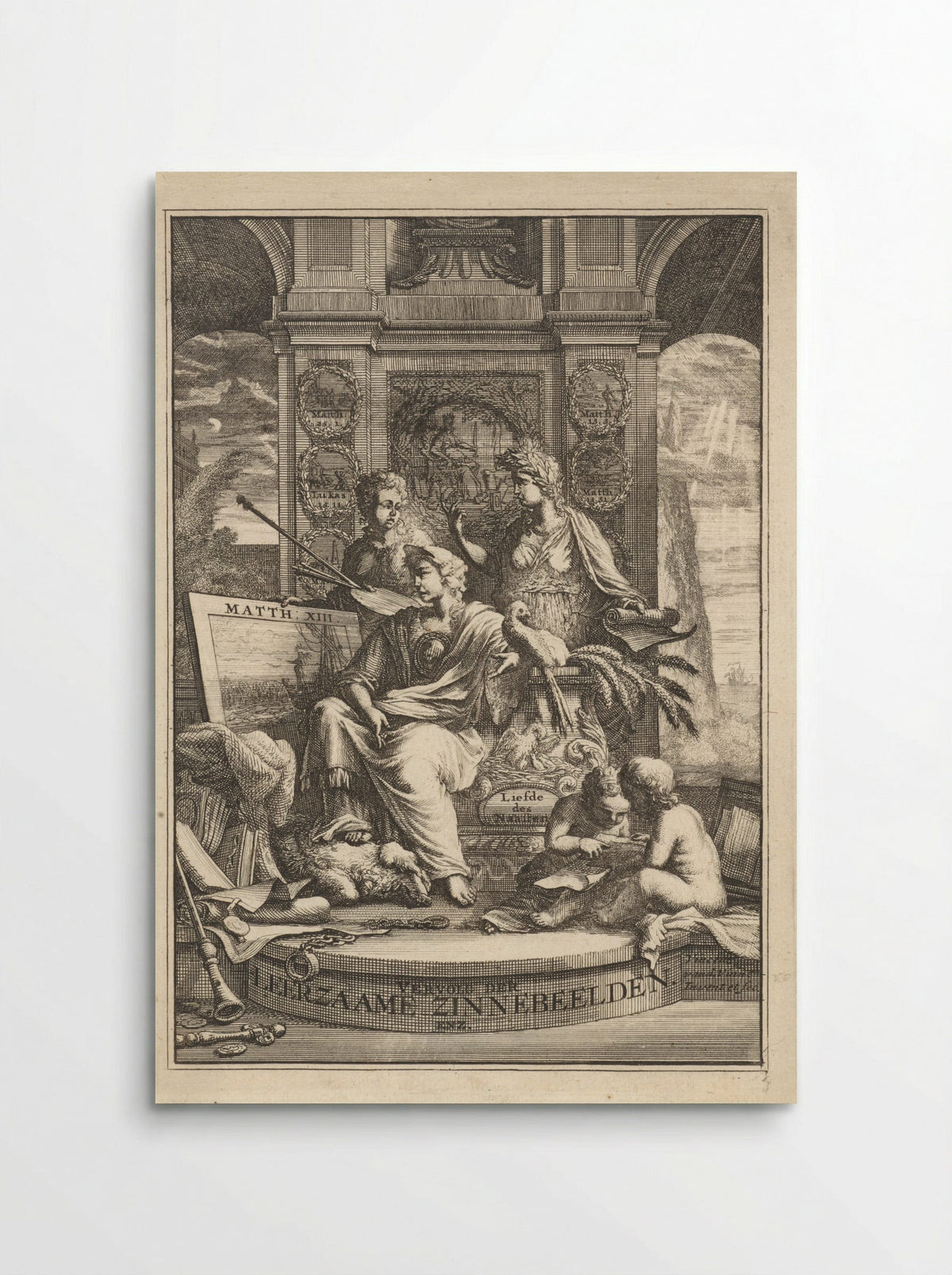 Leerzaamheid op een troon - Jan Bosch - Poster