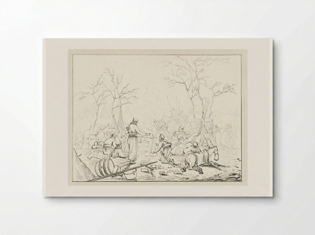 Legerkamp (Military Encampment) - Pieter Bartholomeusz. Barbiers - Poster
