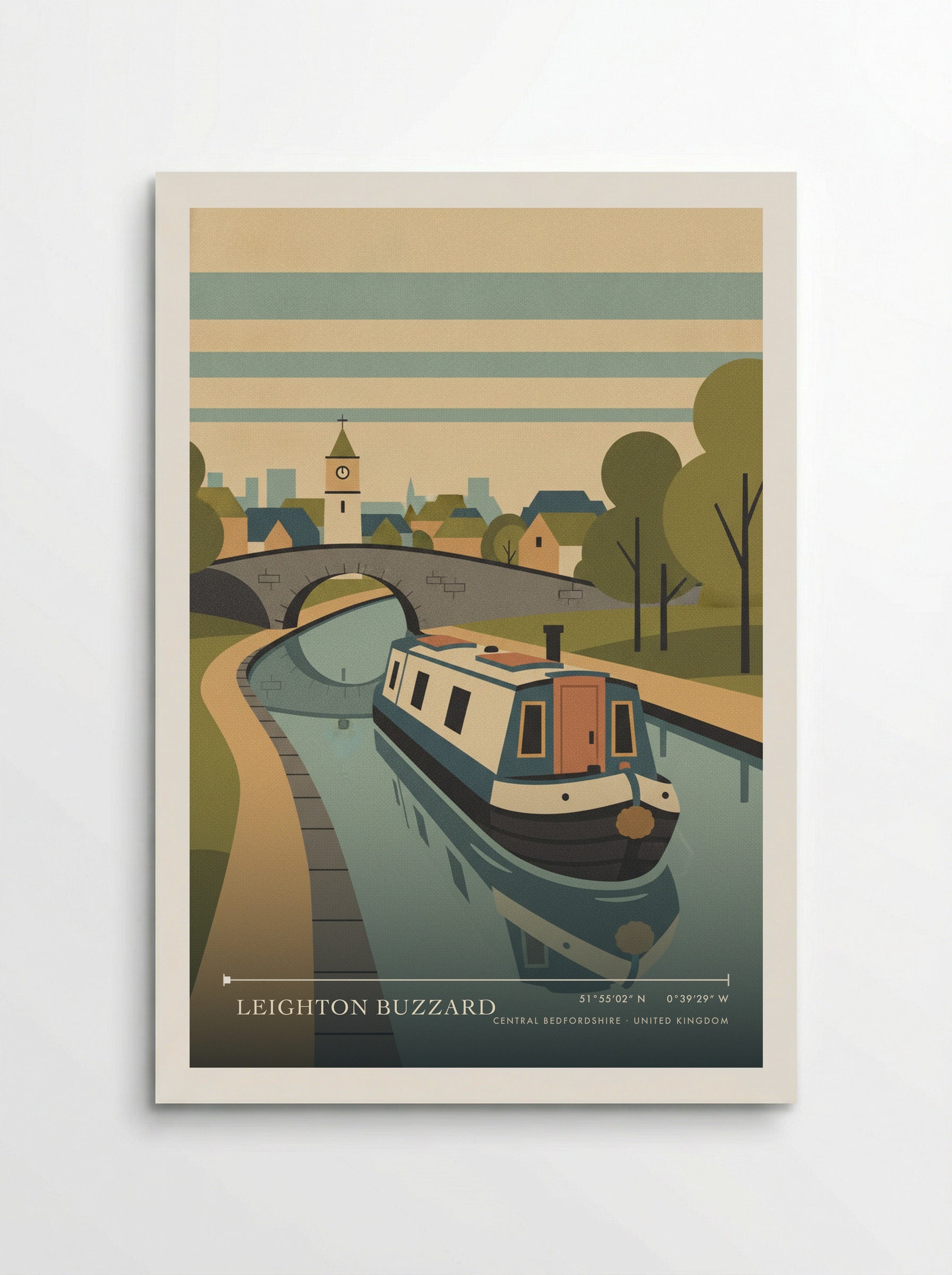 Leighton Buzzard Central Bedfordshire United Kingdom Travel Poster - Poster