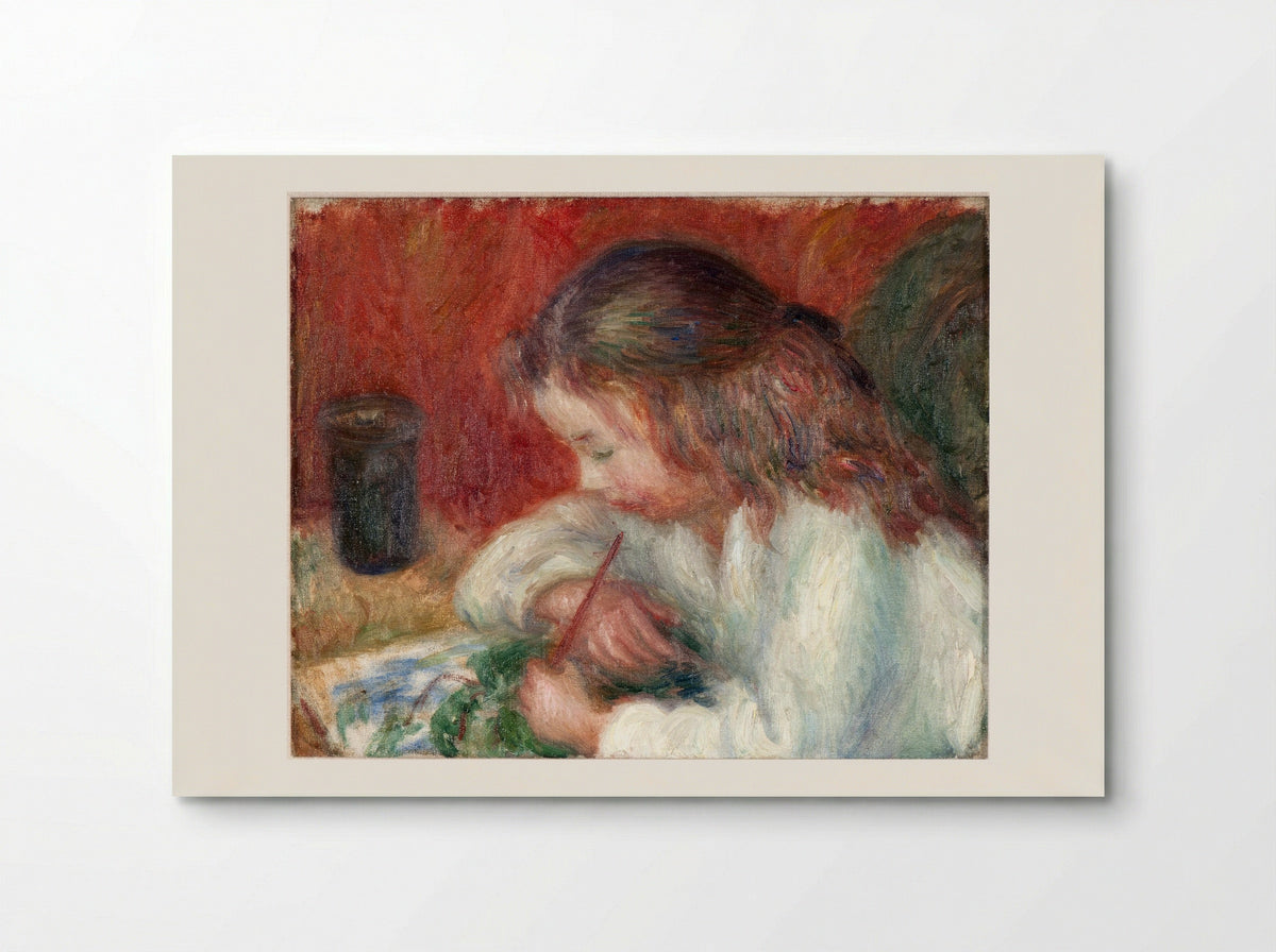 Lenna Painting (The Artist's Daughter) - William James Glackens - Poster