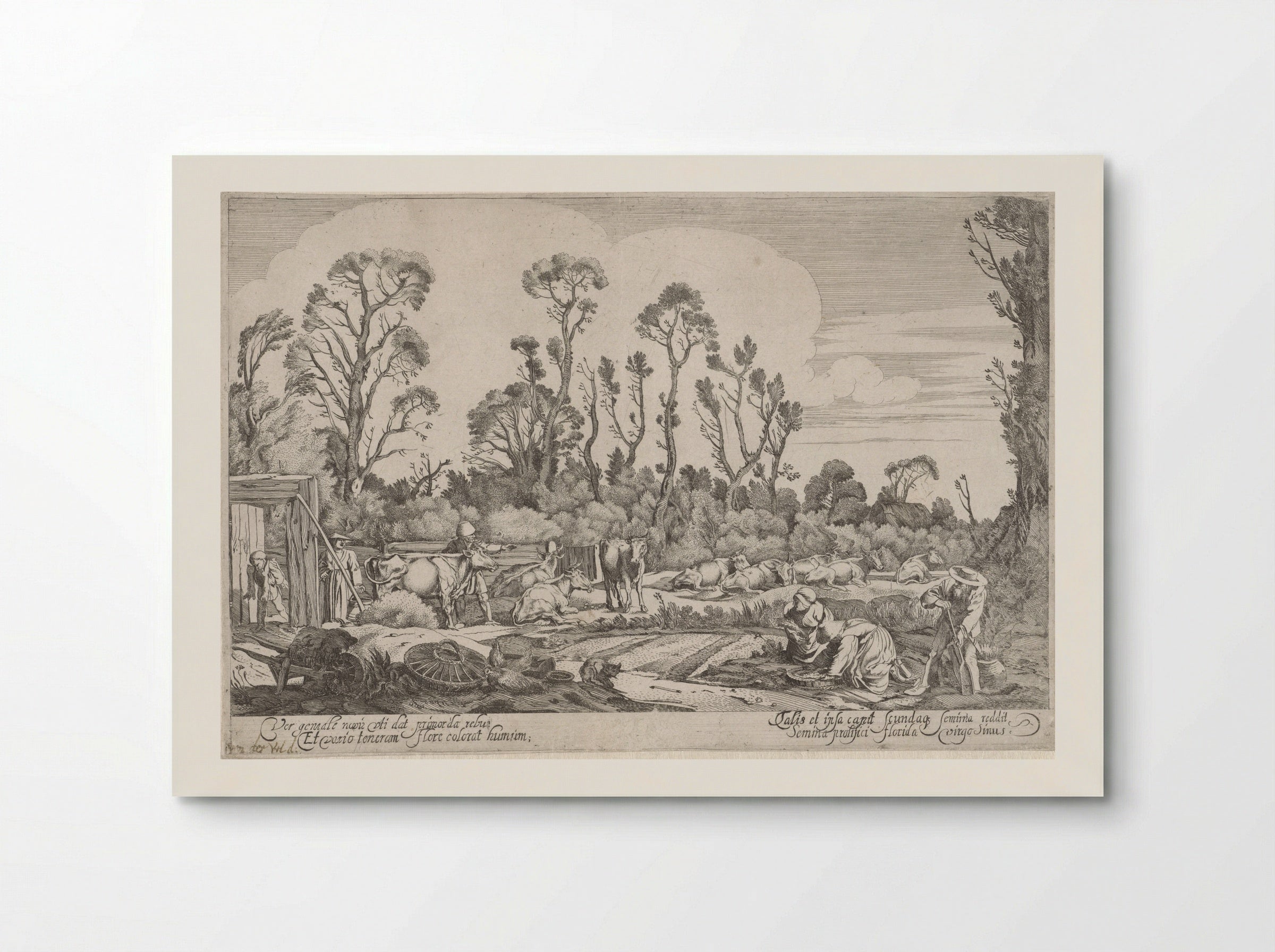 Lente (Spring) - Gillis van Scheyndel (I) - Poster