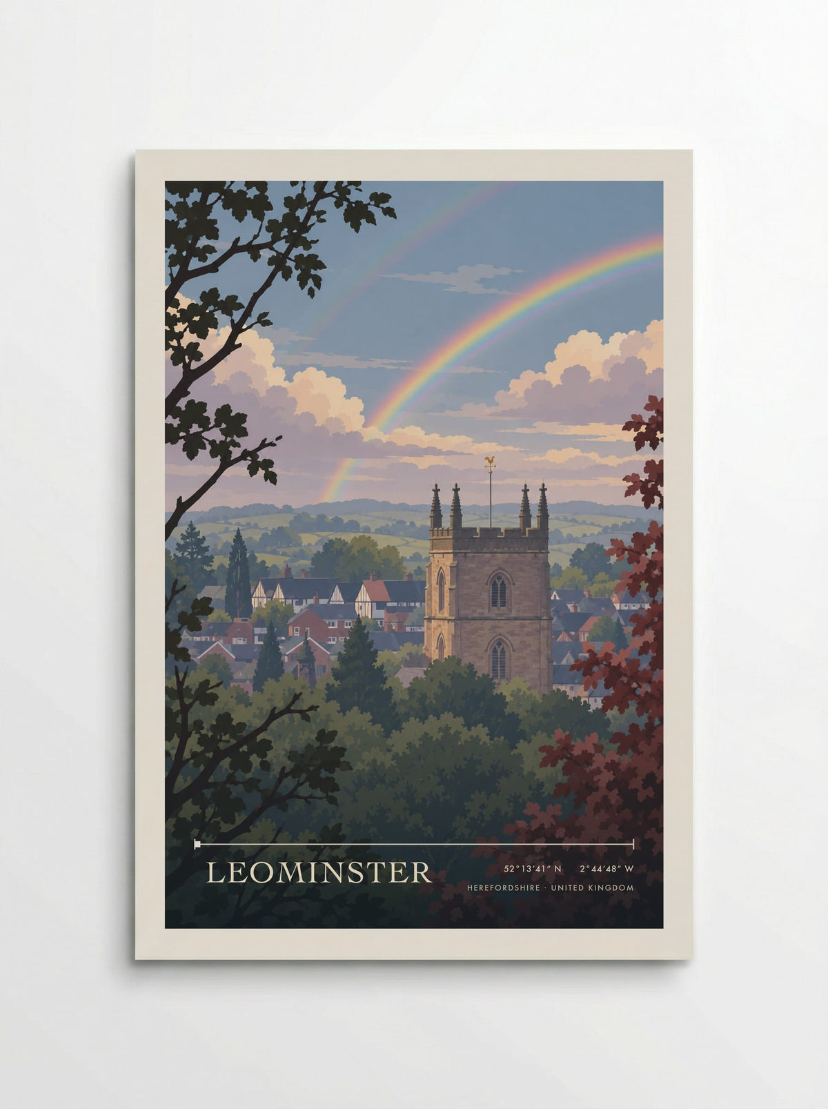 Leominster, Herefordshire | Travel Poster - Poster