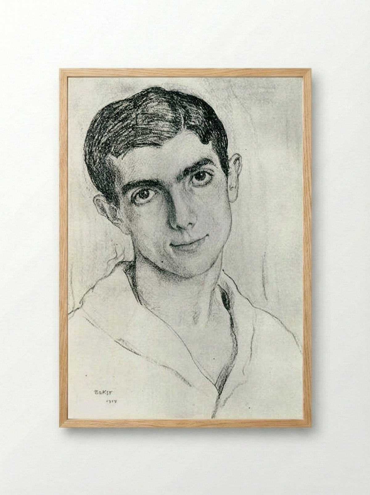 Leonid Massine - Leon Bakst - Framed Print Wood
