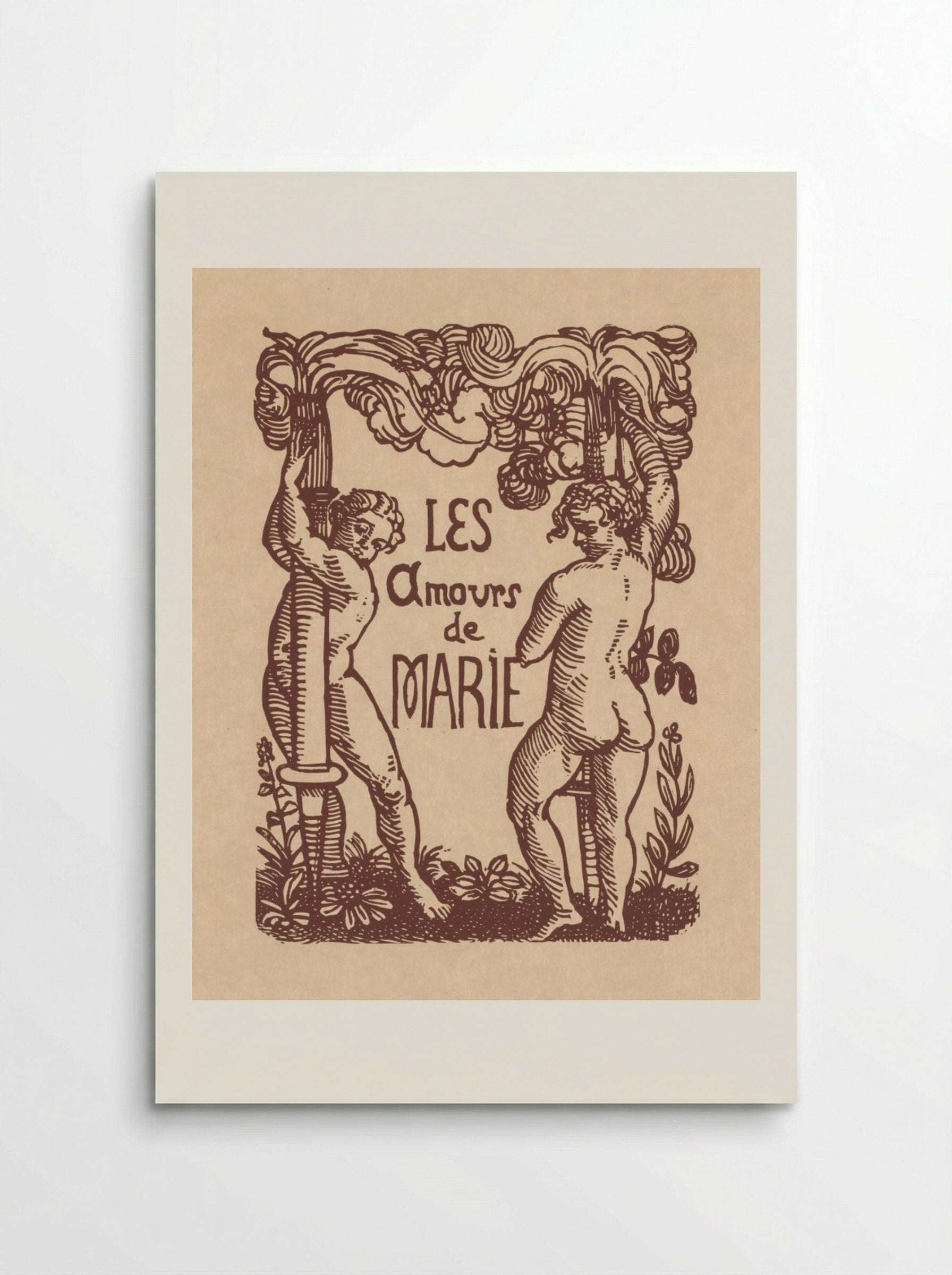 Les Amours de Pierre Ronsard: Les Amours De Marie - Émile Bernard - Poster