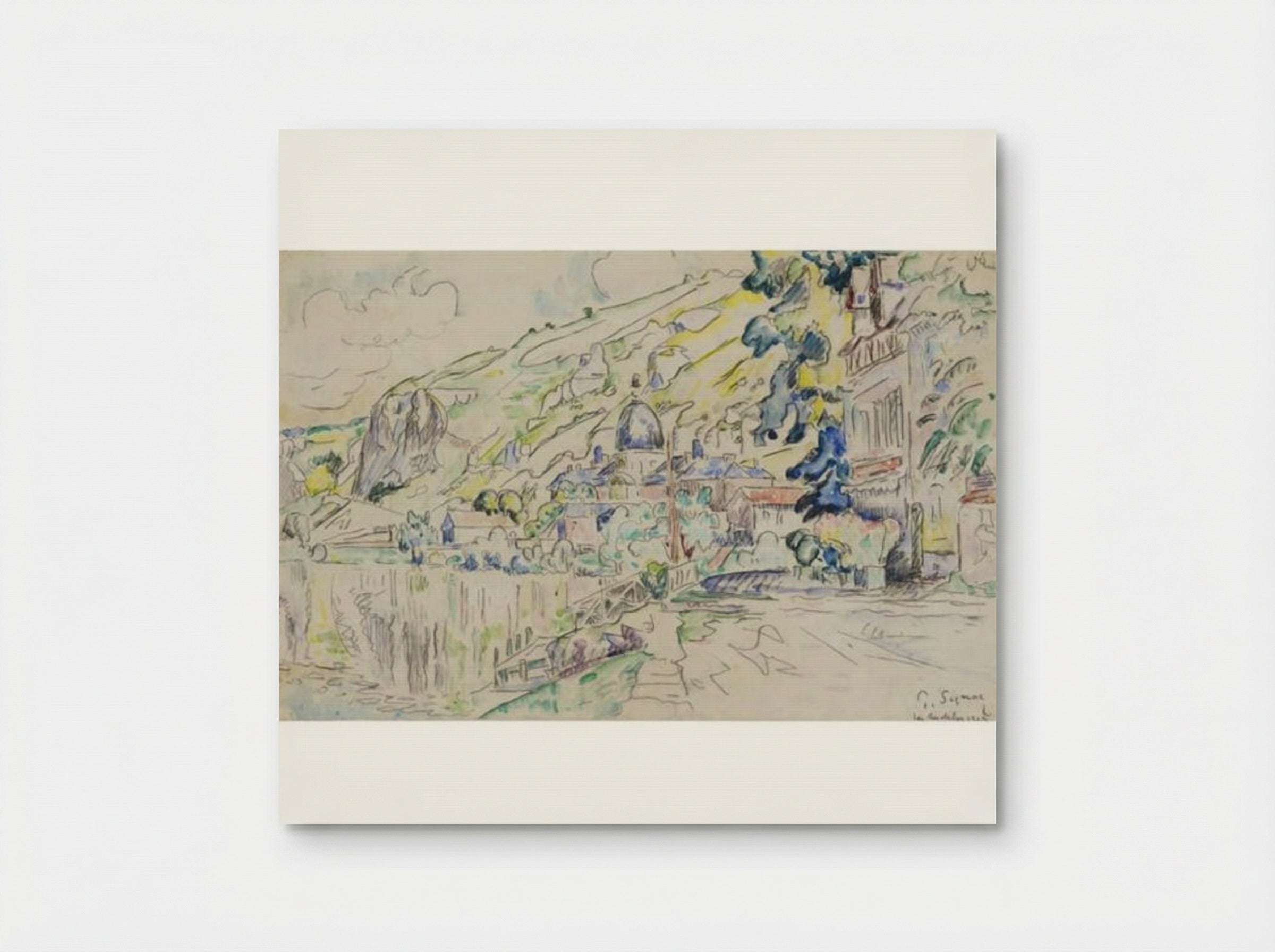 Les Andelys - Paul Signac - Poster