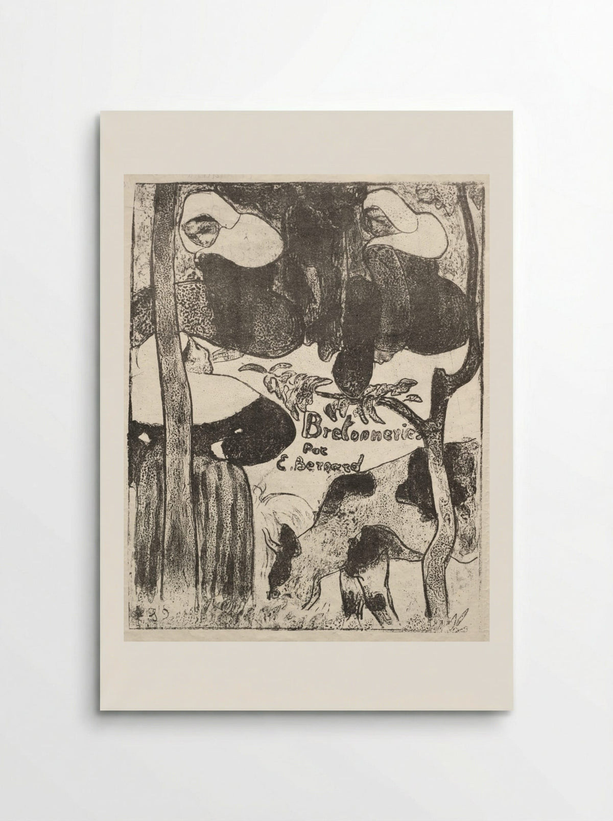 Les Bretonneries: Title Page - Émile Bernard - Poster